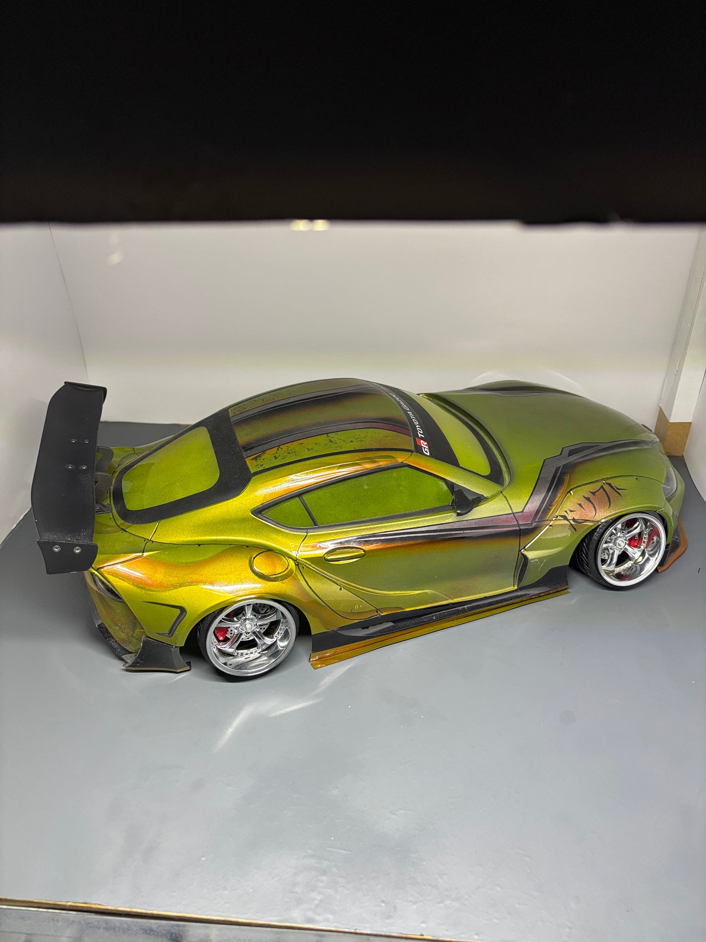 Addiction Toyota A90 Supra Overdose Wing Custom Airbrushed Bodyshell