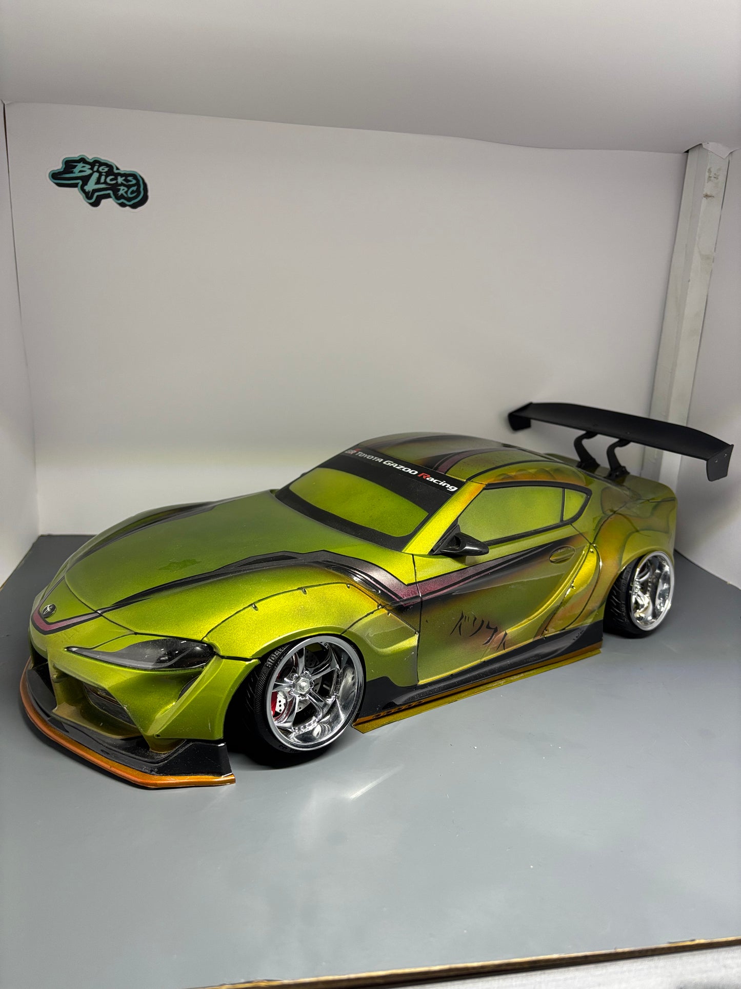 Addiction Toyota A90 Supra Overdose Wing Custom Airbrushed Bodyshell