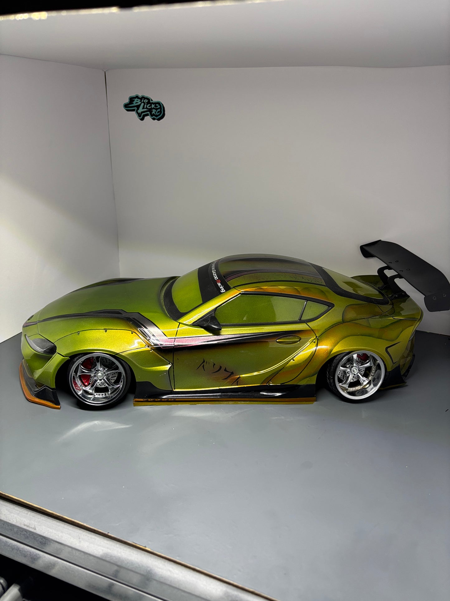 Addiction Toyota A90 Supra Overdose Wing Custom Airbrushed Bodyshell