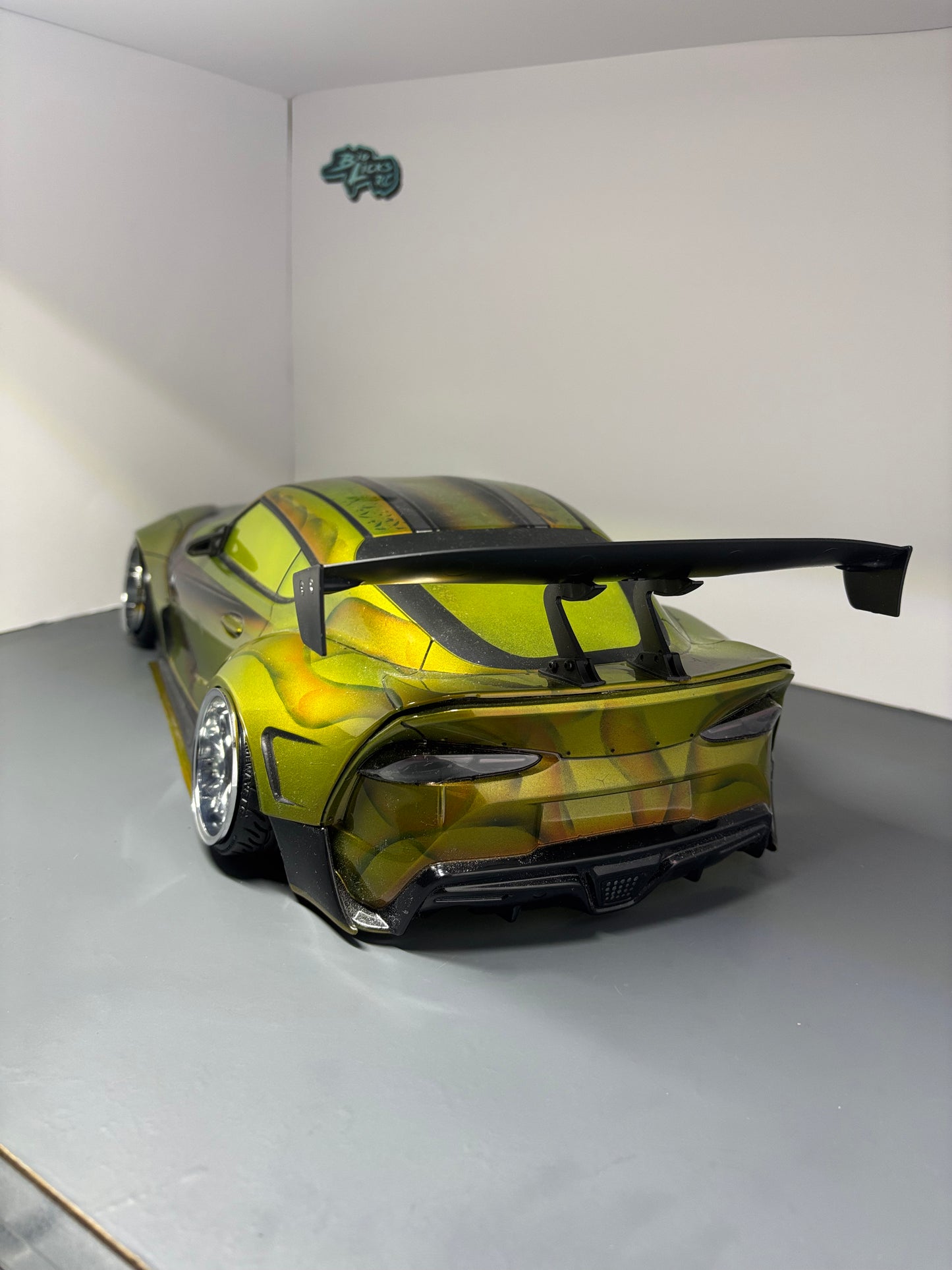Addiction Toyota A90 Supra Overdose Wing Custom Airbrushed Bodyshell