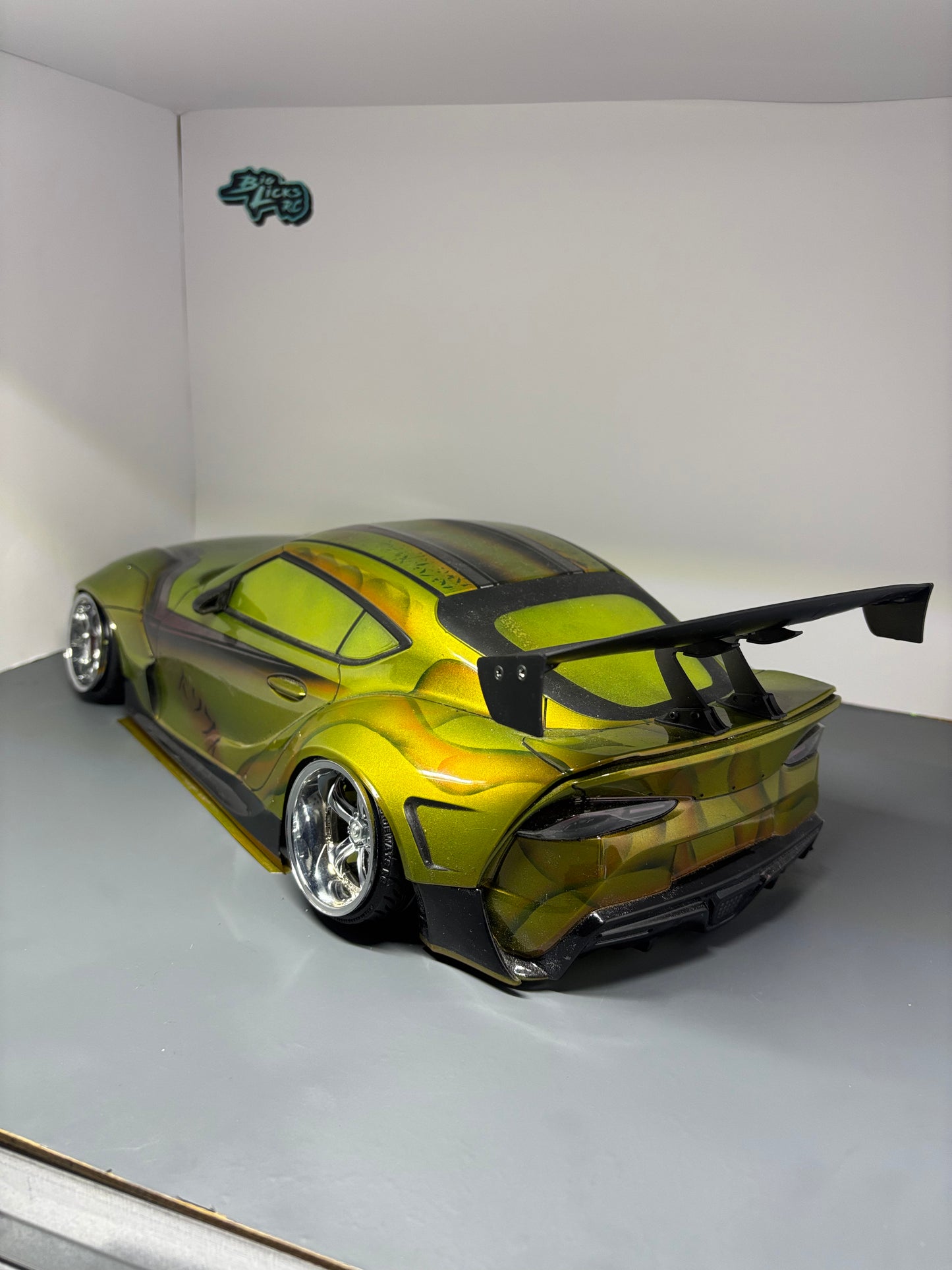 Addiction Toyota A90 Supra Overdose Wing Custom Airbrushed Bodyshell