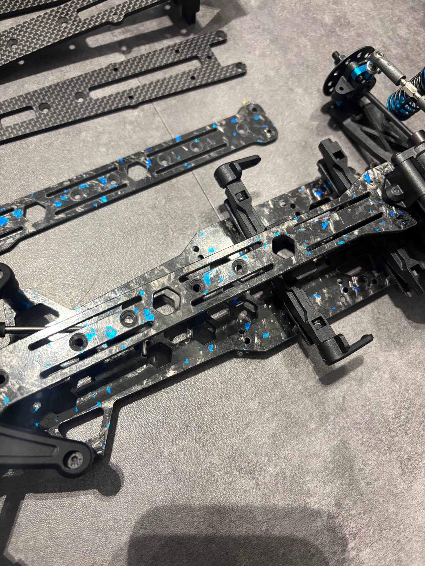 Team Associated DC10 RC Drift RWD Chassis Forged Carbon Bingo Wasp