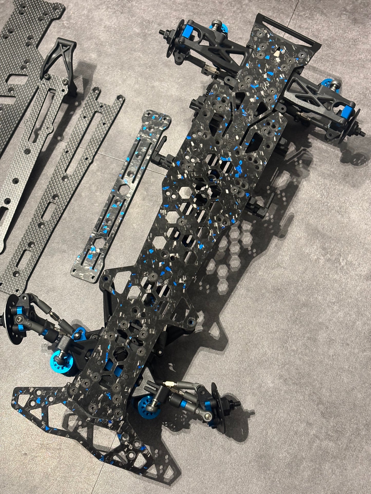 Team Associated DC10 RC Drift RWD Chassis Forged Carbon Bingo Wasp