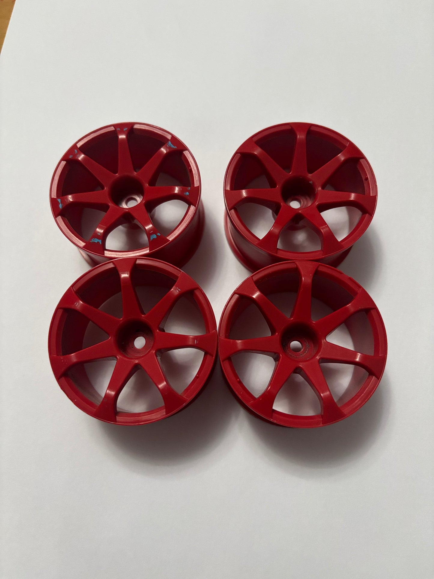 D Like AVS 7 Red Wheels Offset 5