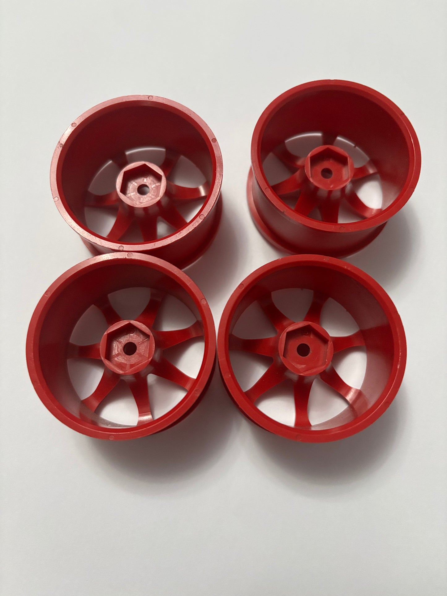 D Like AVS 7 Red Wheels Offset 5
