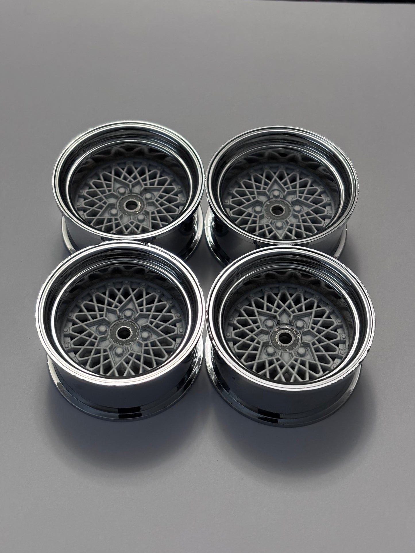 Speed Way Pal Mesh Wheels Chrome White Offset 10 Big Dish LP86
