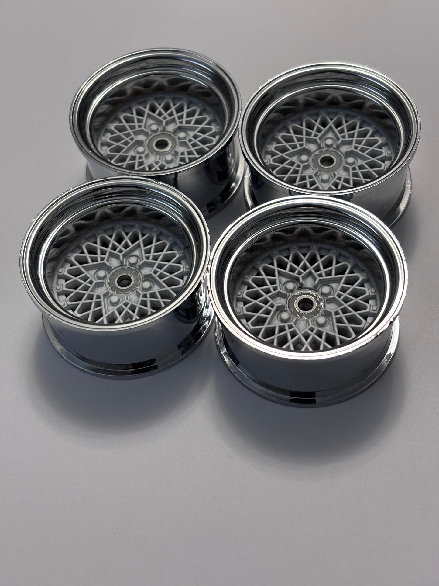 Speed Way Pal Mesh Wheels Chrome White Offset 10 Big Dish LP86