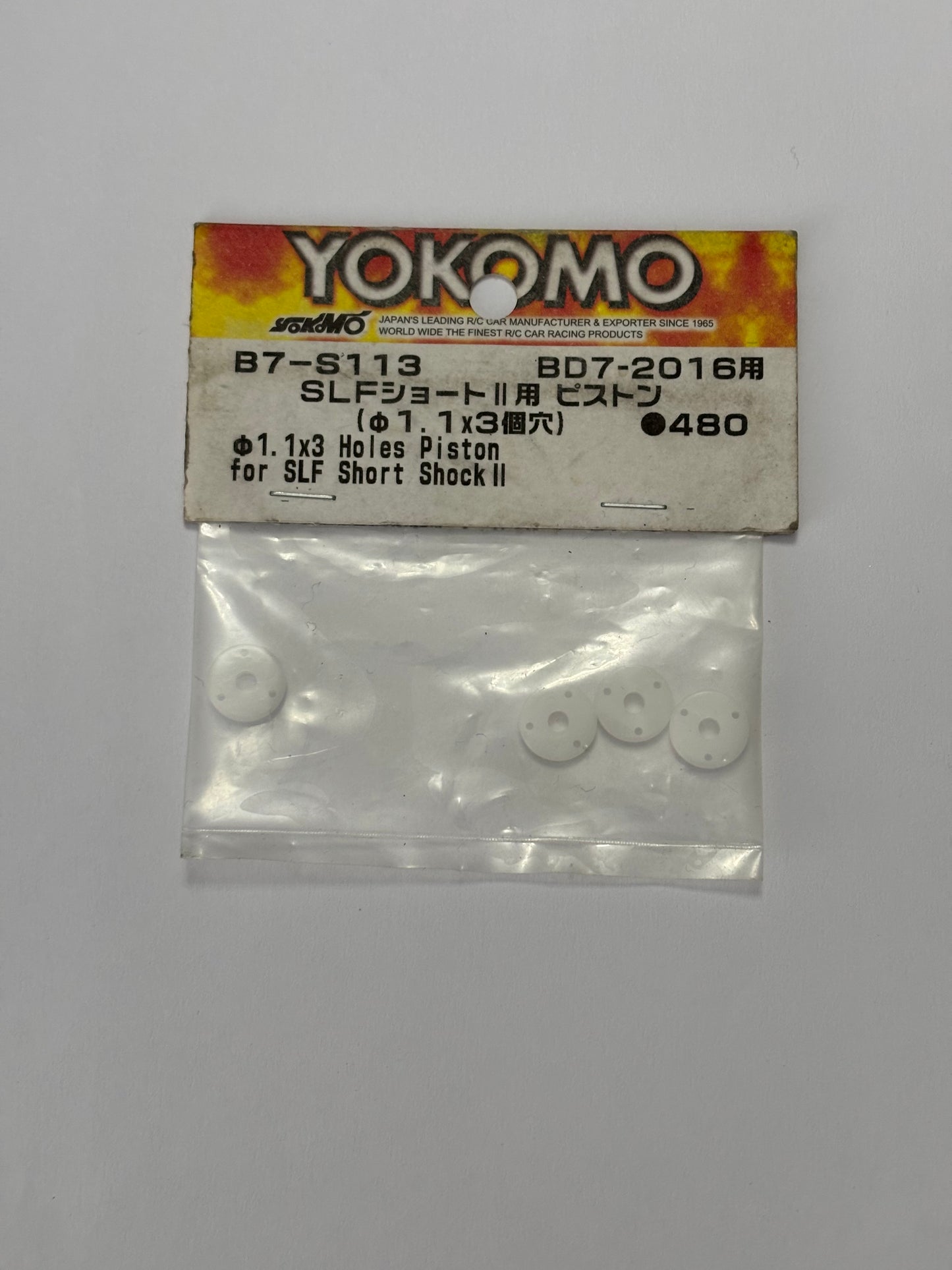 Yokomo B7-S113 Shock Piston BD7-2016