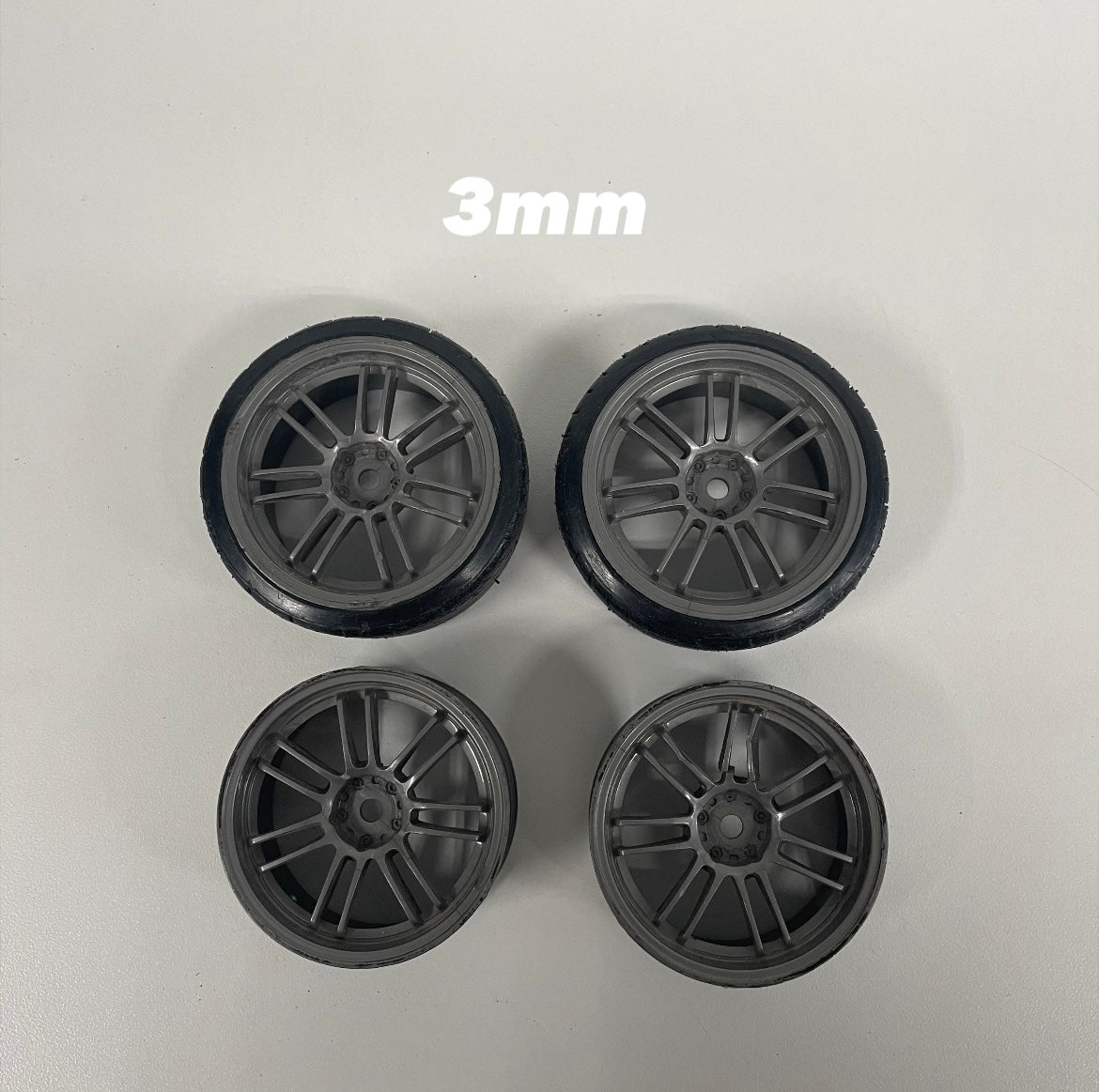 MST Enkei Wheels Grey Offset 3mm With 2 Tyres