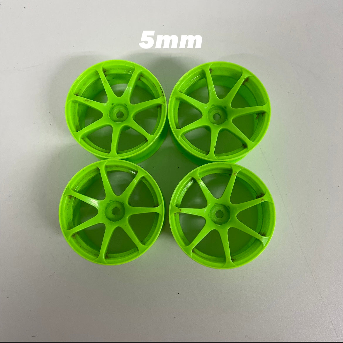 Topline Green Wheels Offset Offset 5mm