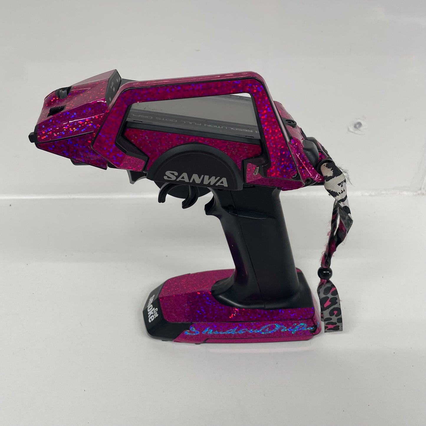 Sanwa M12S Controller Reciever & Lipo Pink Wrap Soft Bag