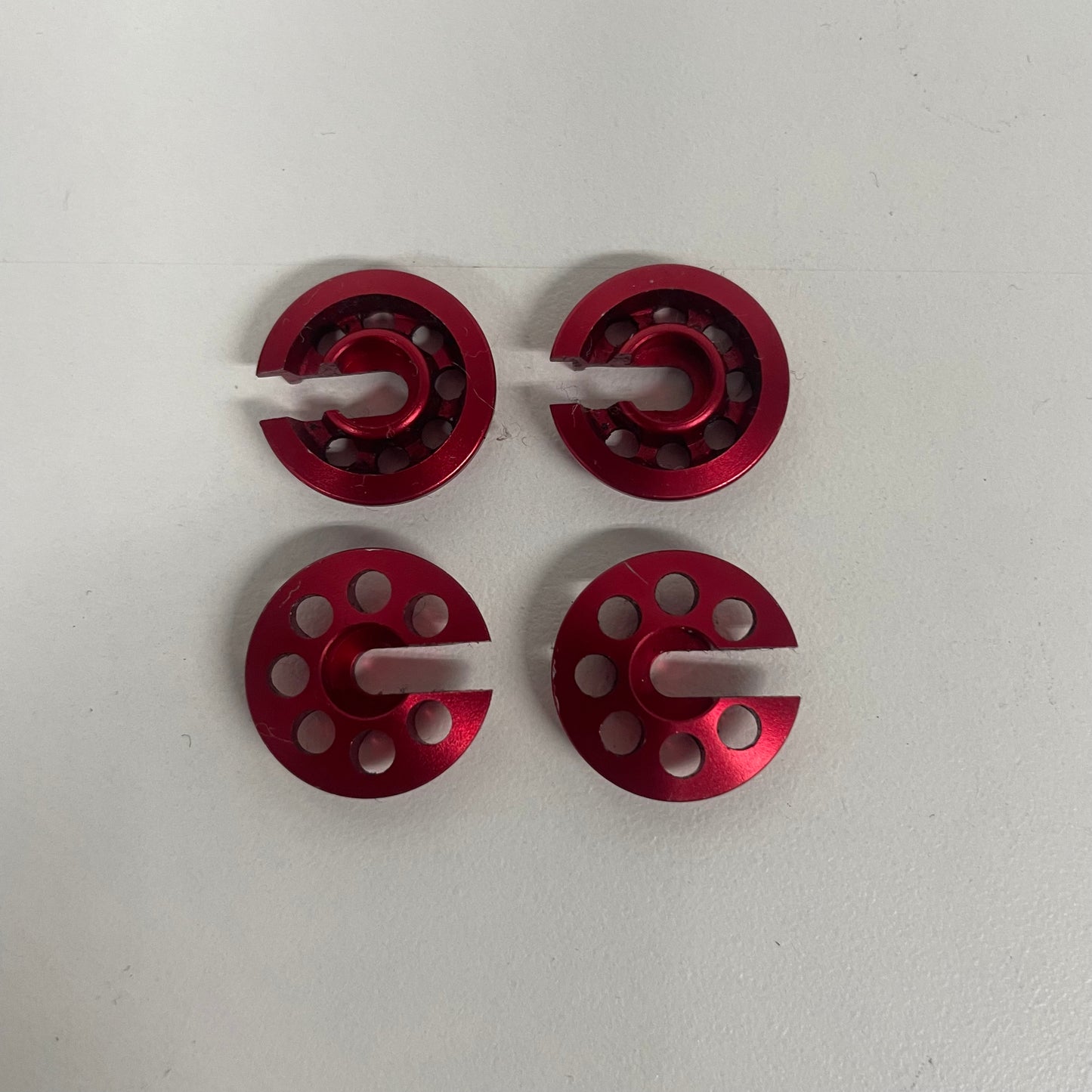 Yokomo Big Bore Red Alloy Spring Retainers