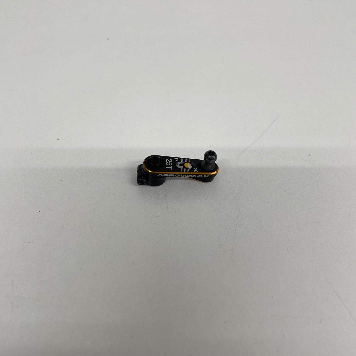 Arrowmax Black Gold Servo Horn 25T Adjustable Height