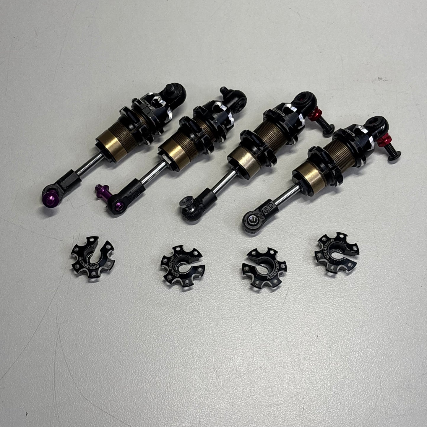 Overdose HG3 Alloy Shocks Black