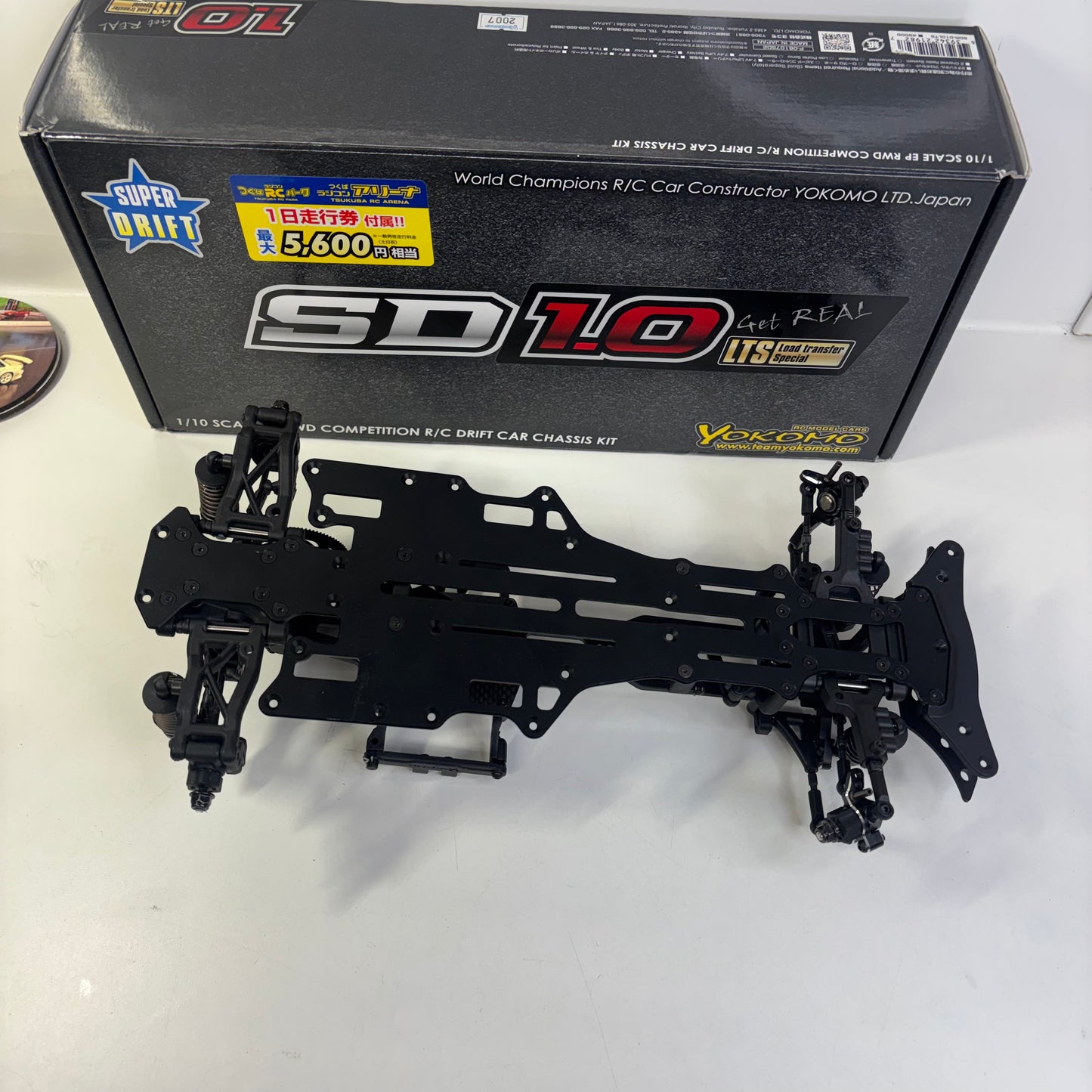 Yokomo SD1.0 LTS Boxed RWD Drift Chassis Alloy