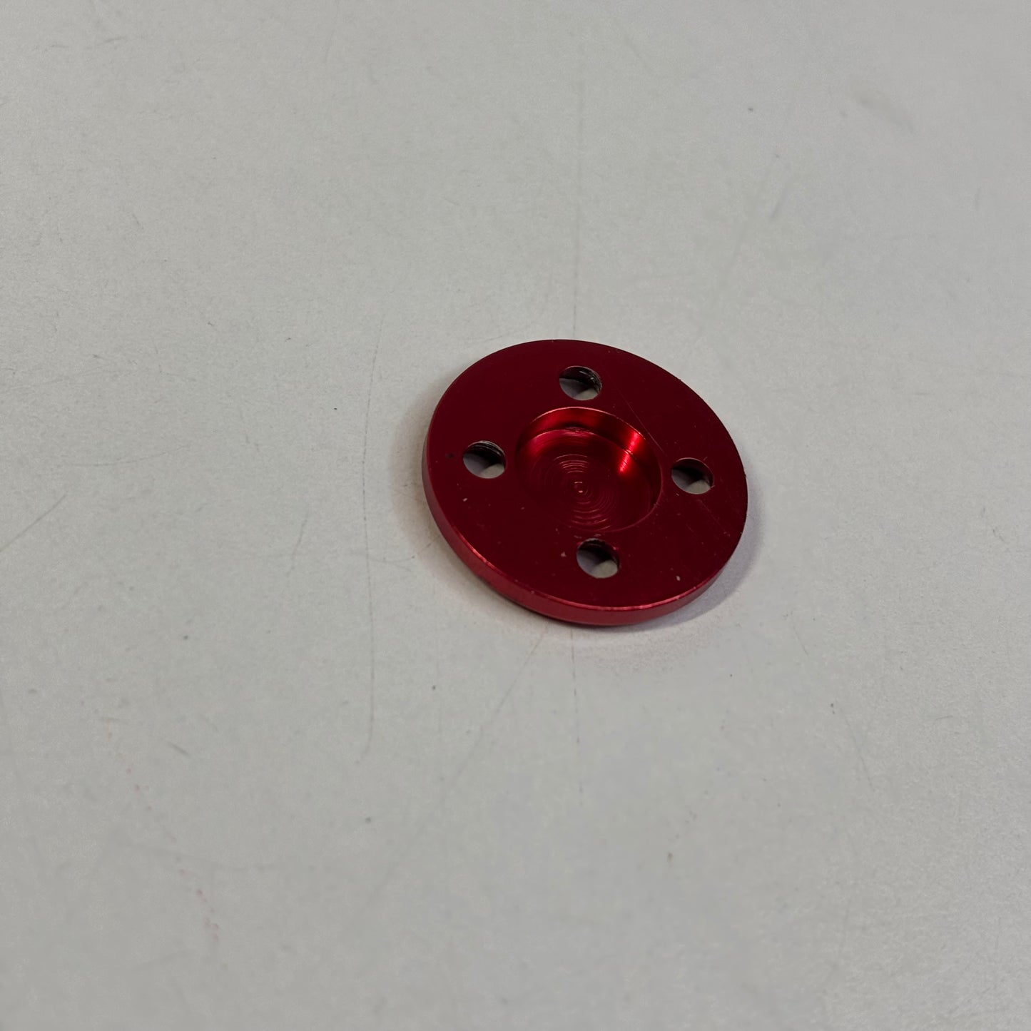 Red Alloy Spur Cover Yokomo Sakura