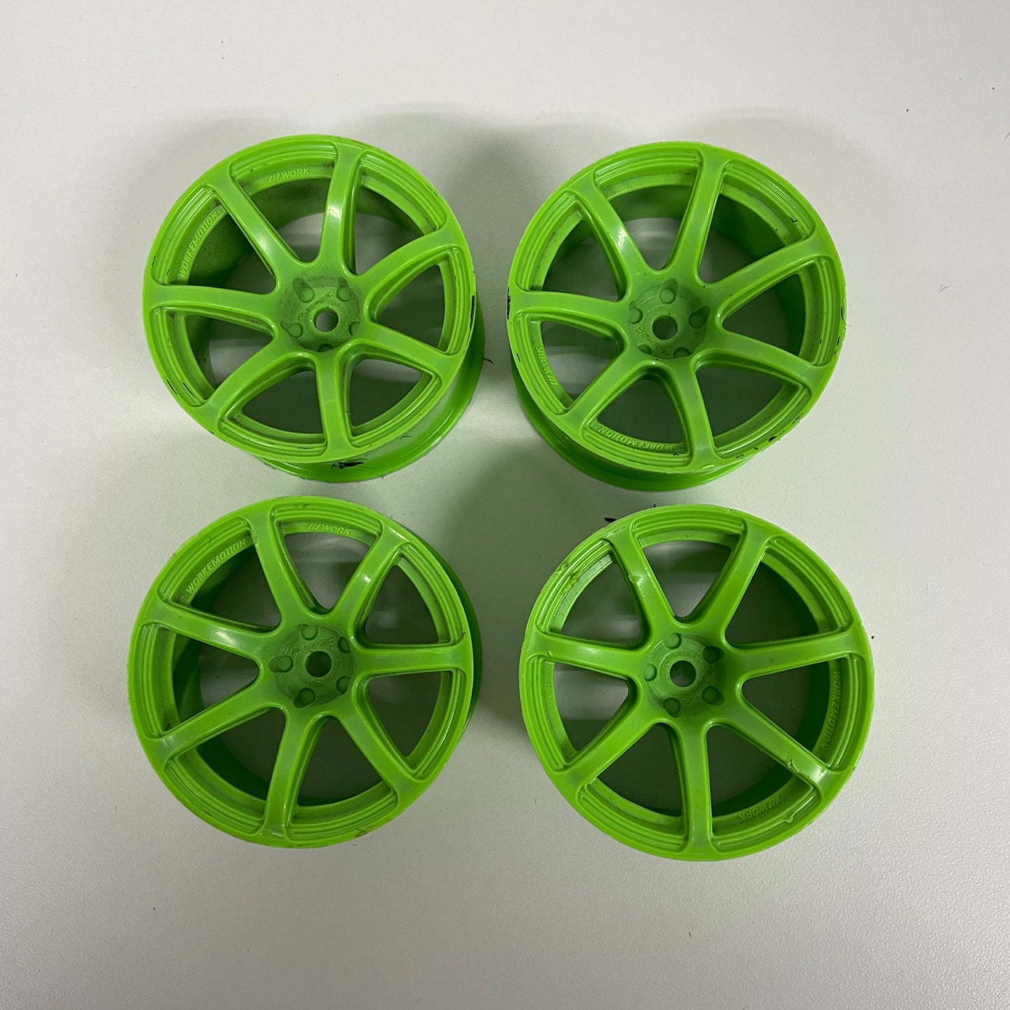 Overdose Work T7R Spec R Wheels Green Offset 7