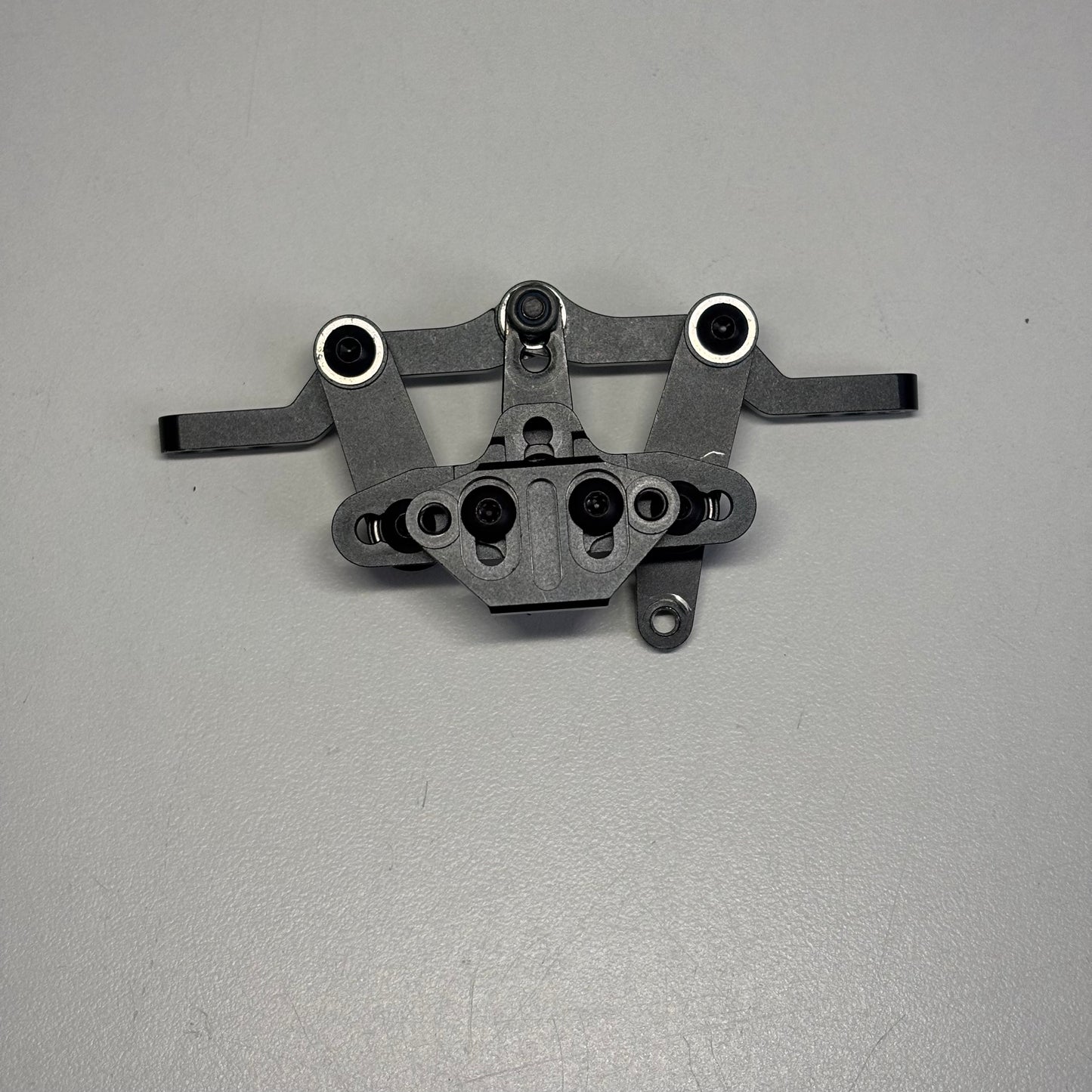 Overdose Black Alloy Galm Triple Link Wiper Steering Rack Adjustable