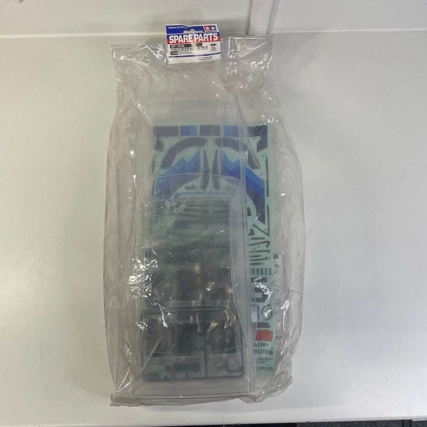 Tamiya 51658 Ford MK2 Escort Clear Body Shell