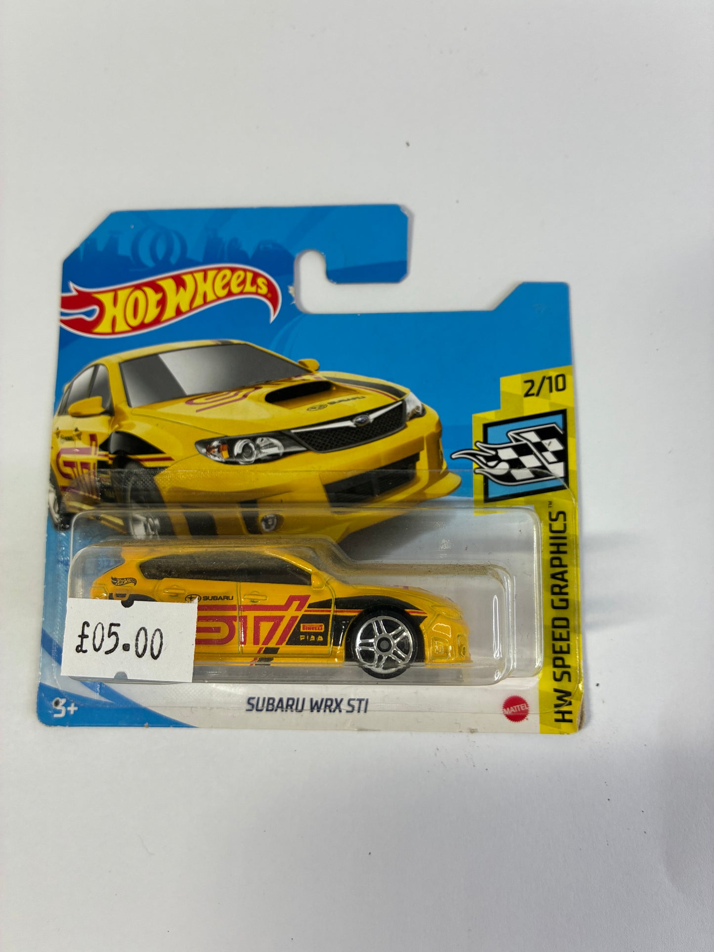 Hot Wheels SUBARU WRX STI (YELLOW)