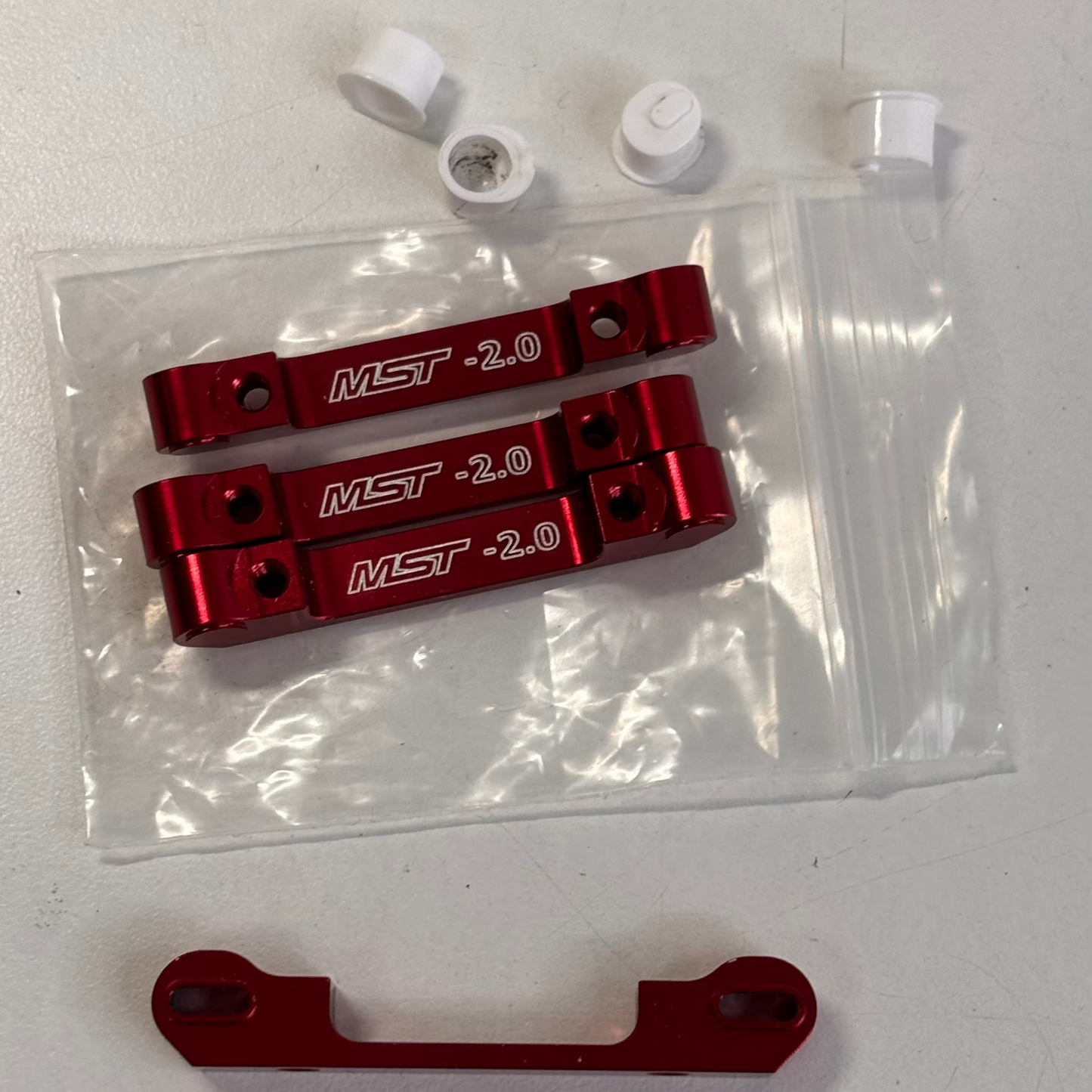 MST Red Alloy Suspension Mounts