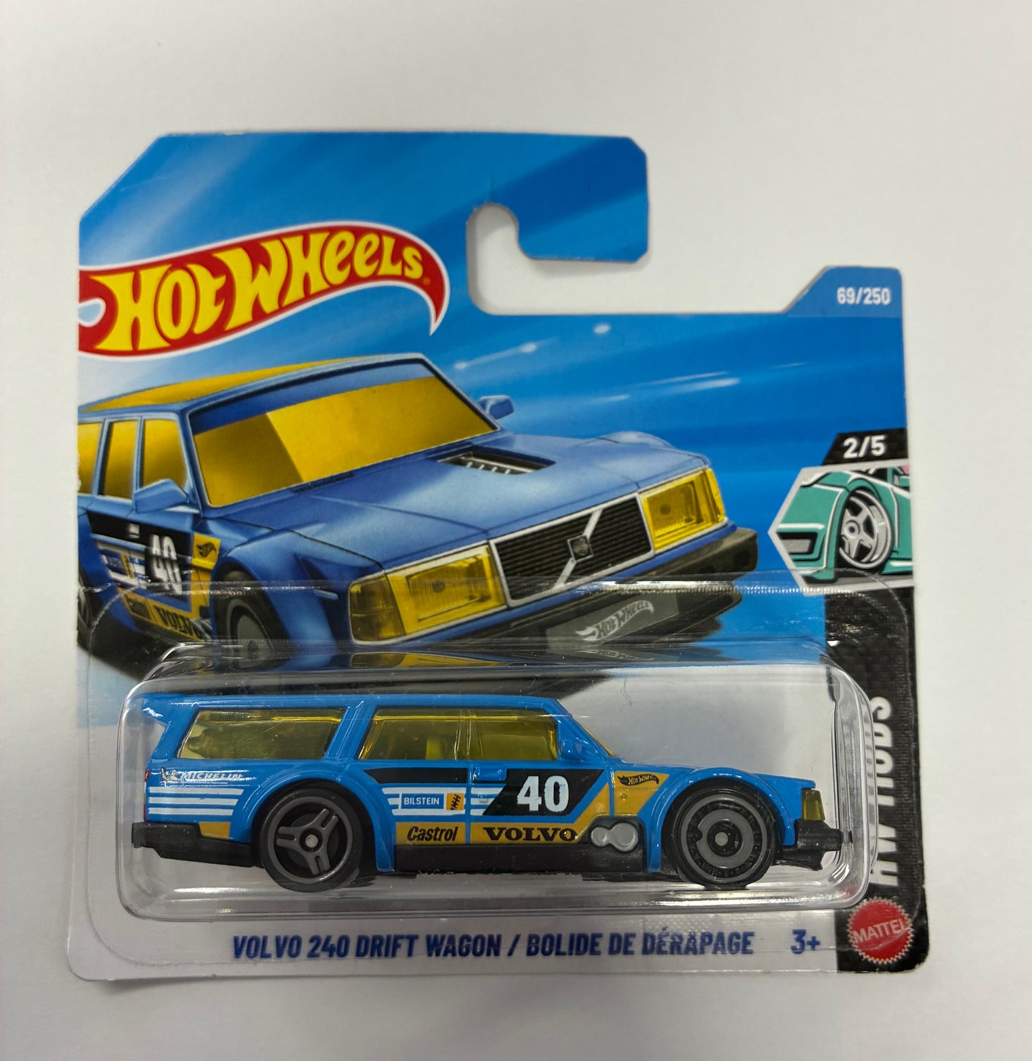 Hot Wheels VOLVO 240 DRIFT WAGON / BOLIDE DE DÉRAPAGE