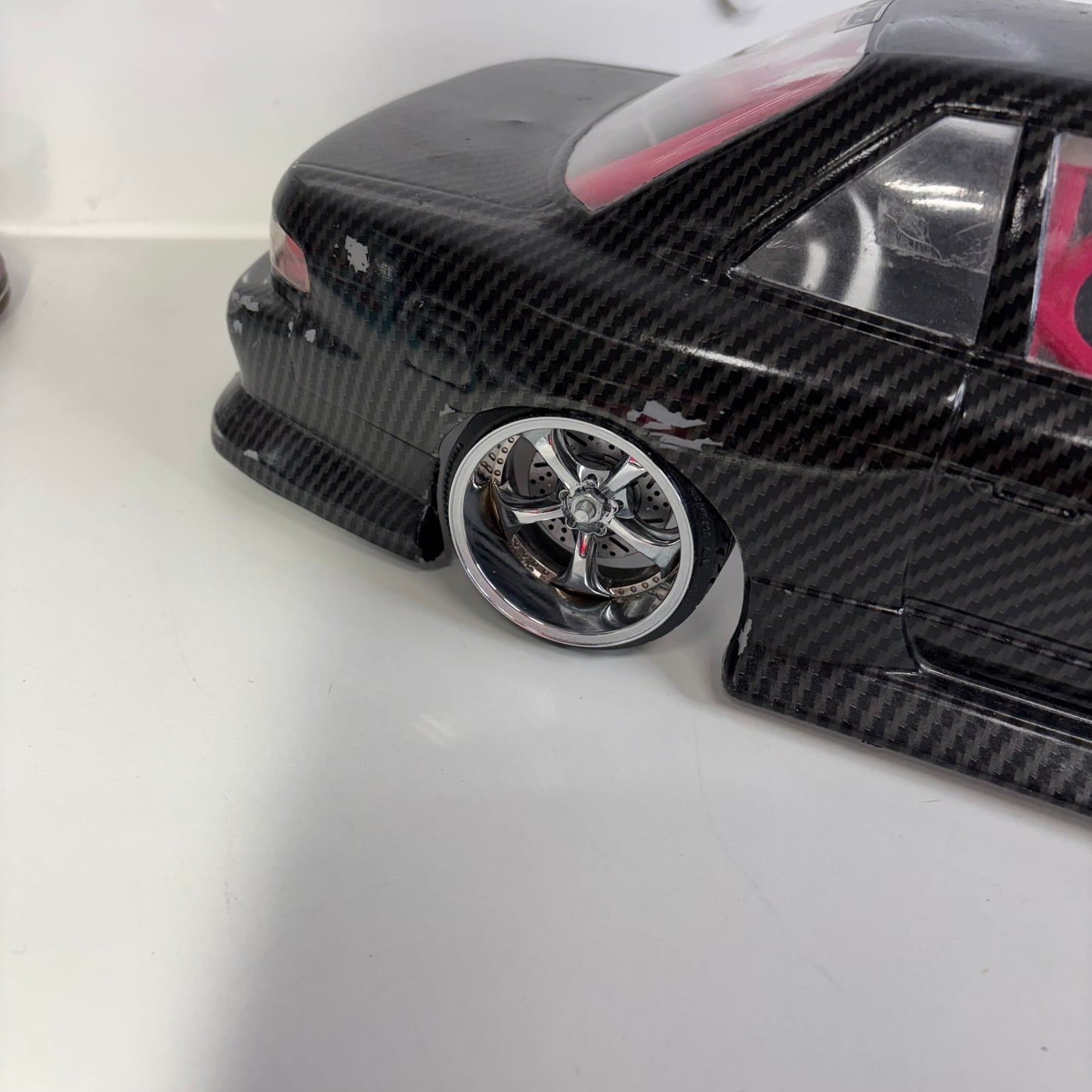 Nissan PS13 Carbon BodyShell Black And Pink