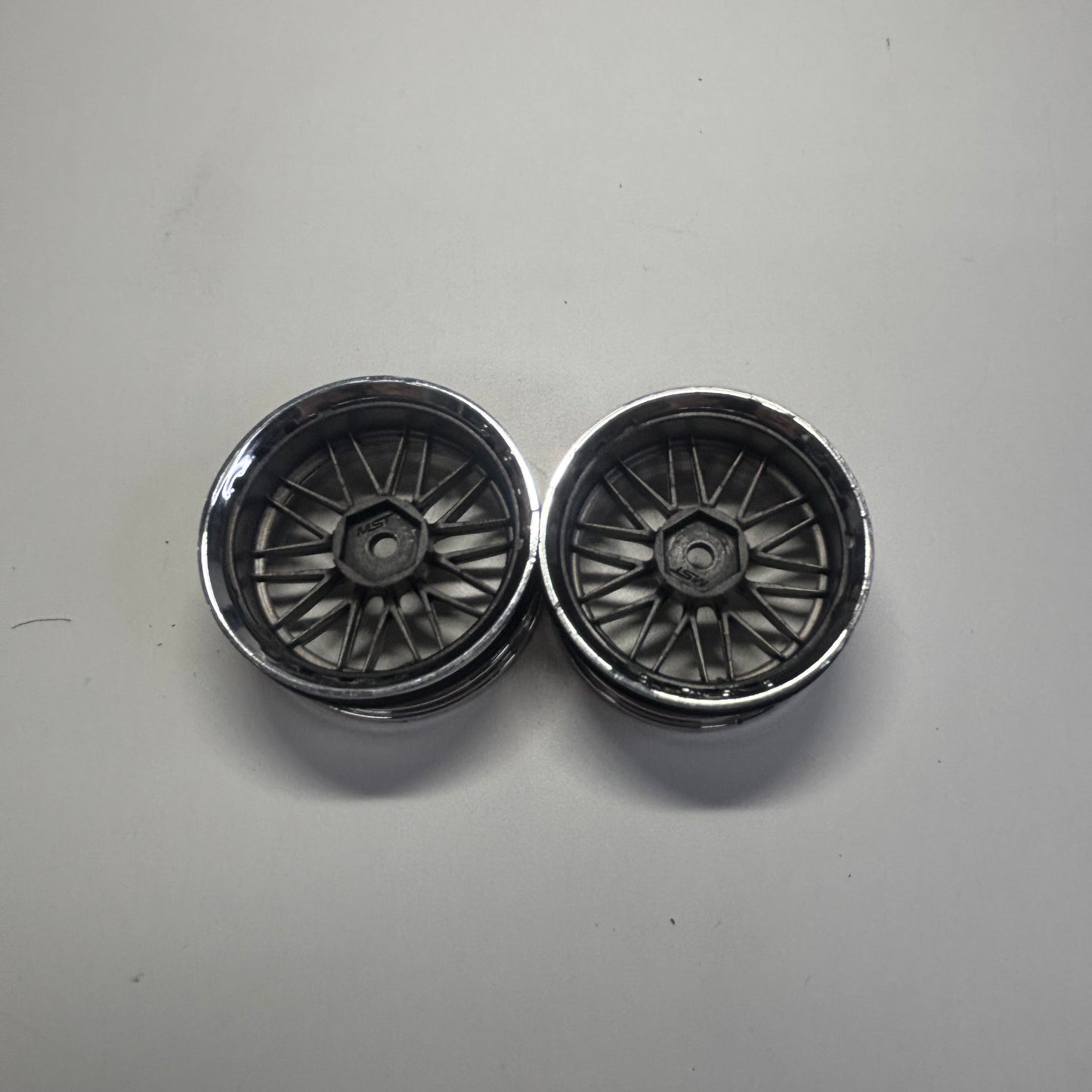 MST Adjustable BBS Style Bronze And Chrome Wheel Pair