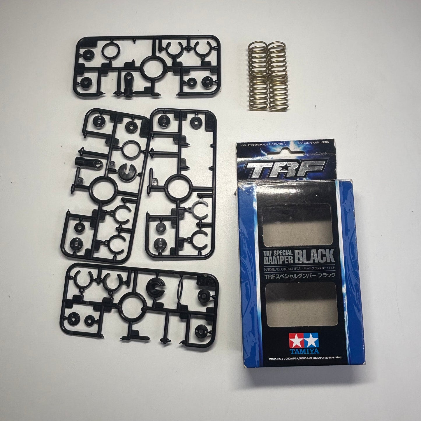 Tamiya Racing Factory (TRF) Black Alloy Shock Accesseries