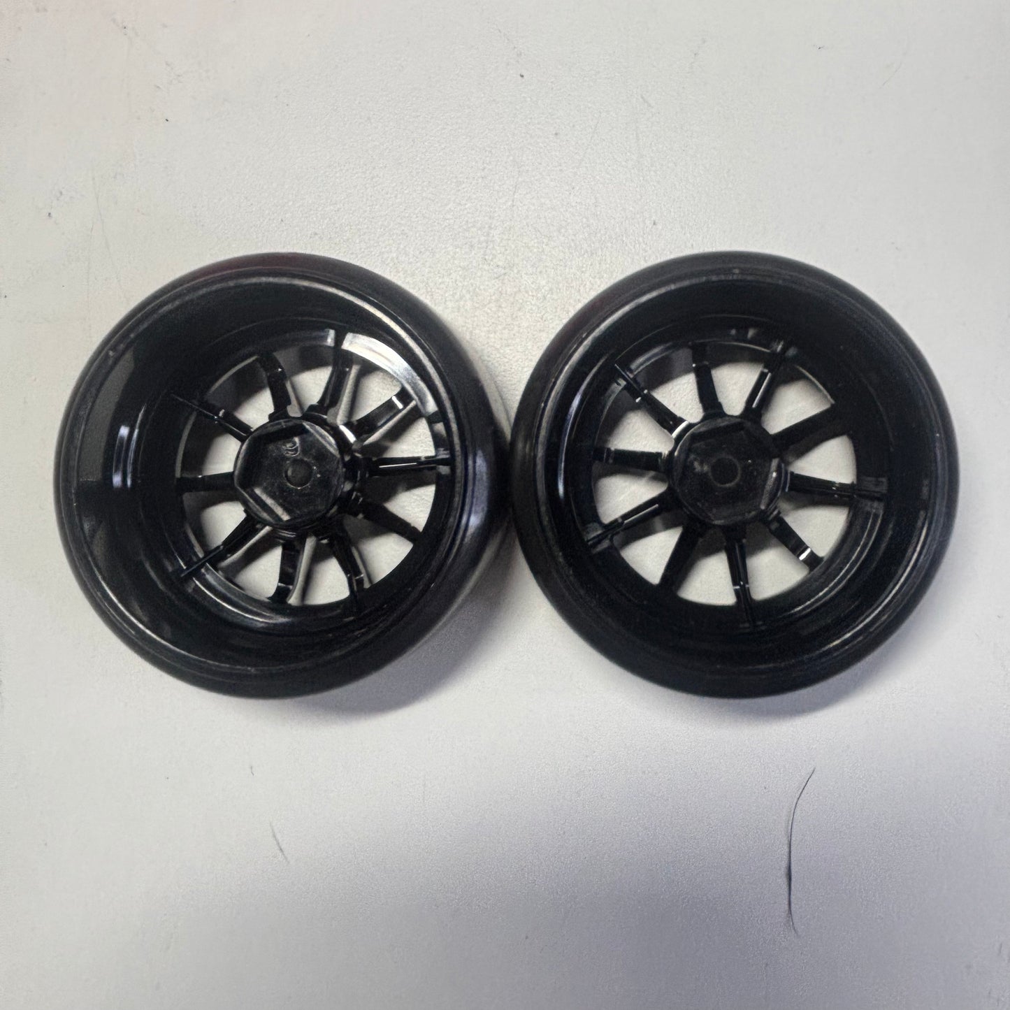 Reve D Black Wheels And Tyres Offset 6mm Pair