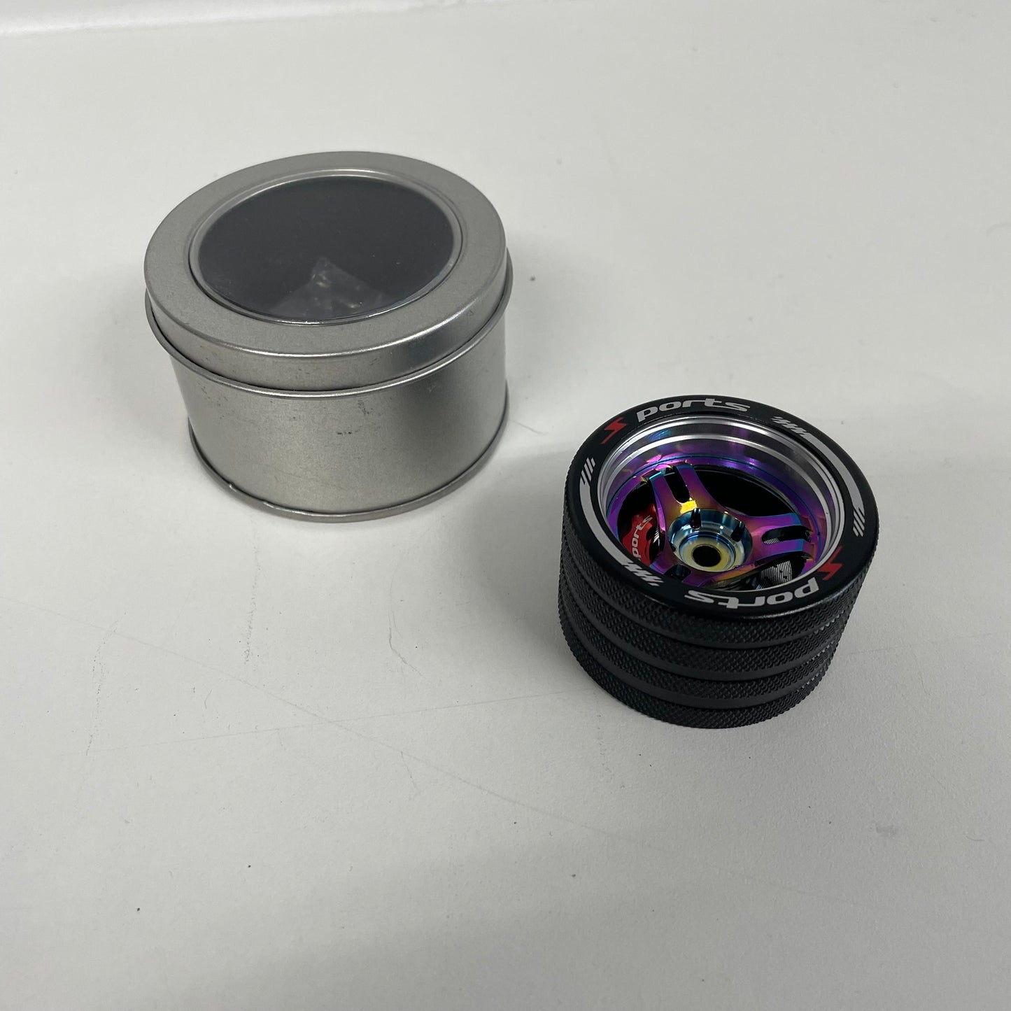 Sanwa MT4 MT4S MT44 MT5 Alloy Wheel Oil Slick SA3R 3 Spoke