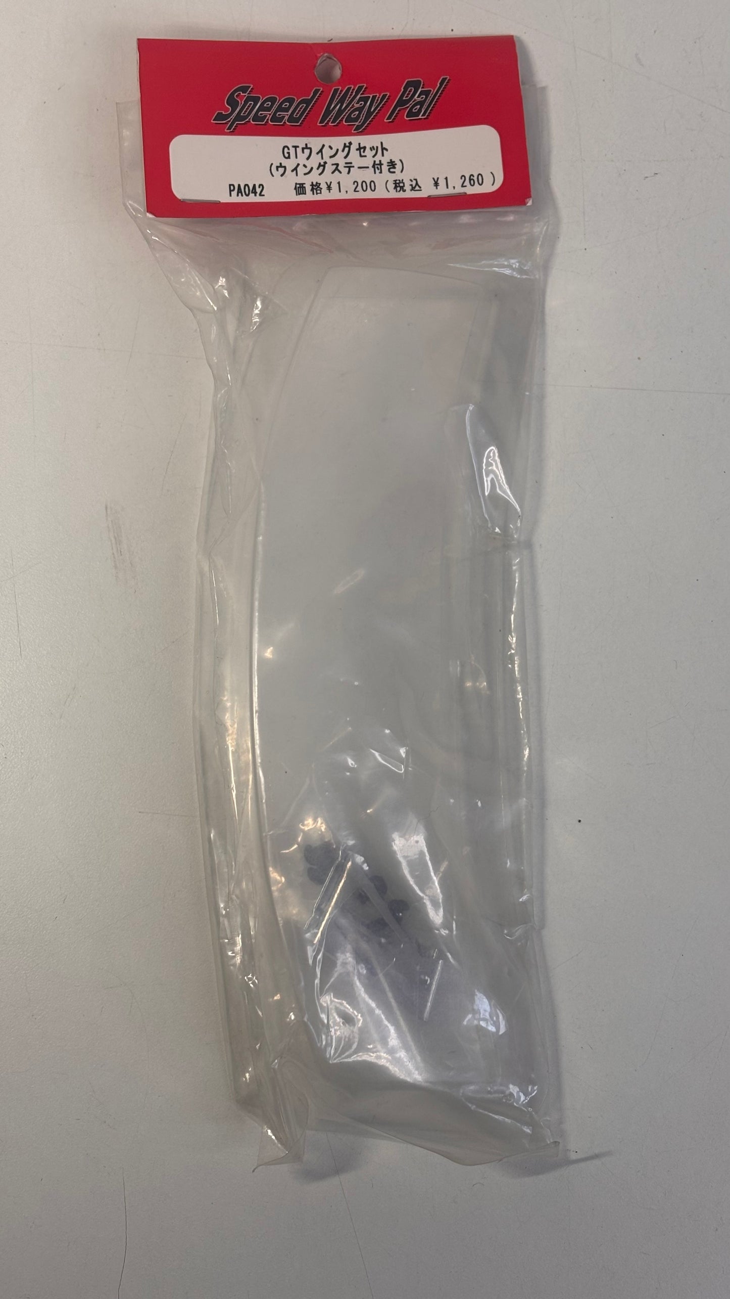 Speed Way Pal Rear Clear Lexan Spoiler GT Wing