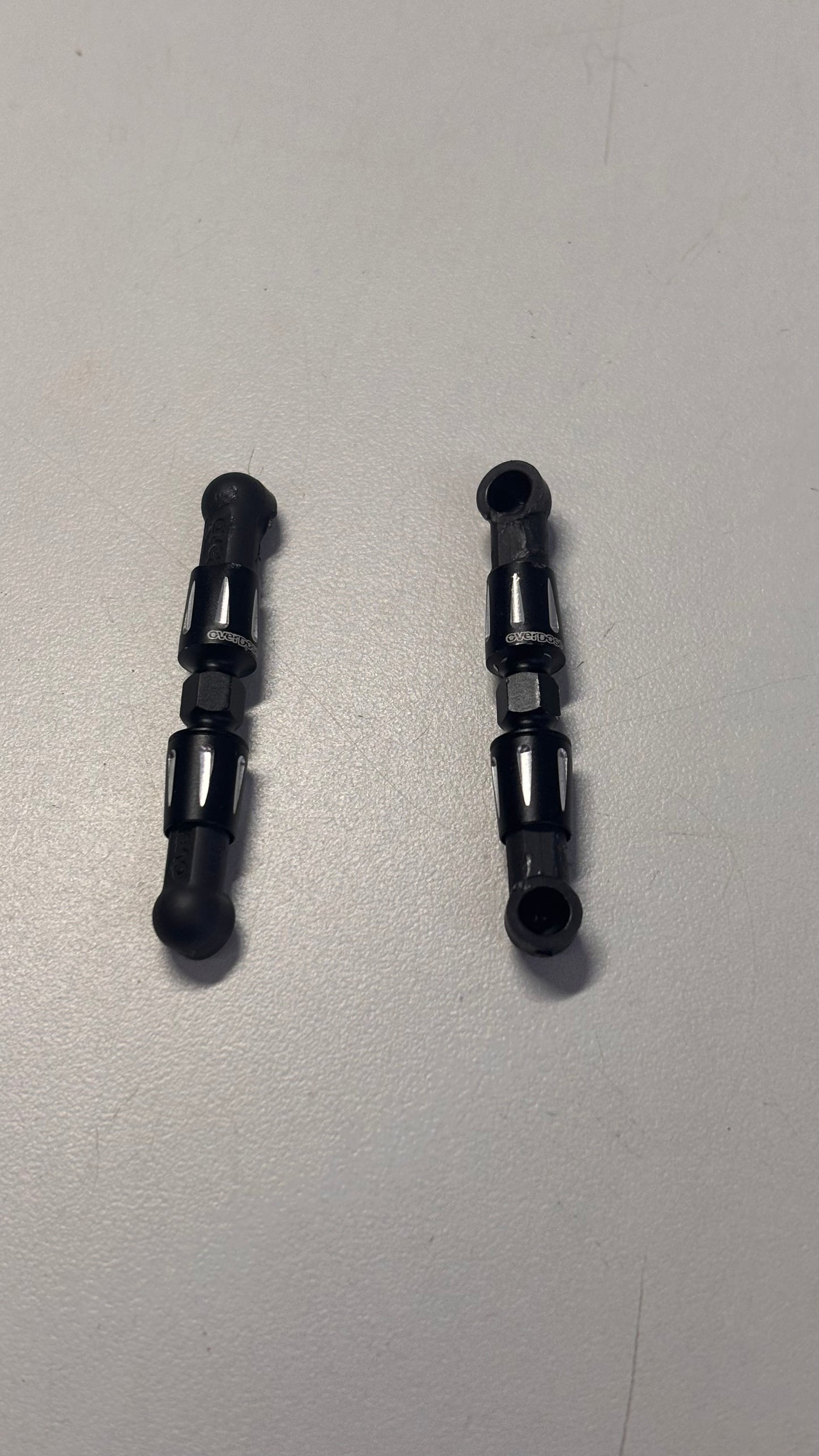 Overdose Black Alloy Front Turnbuckles IFS