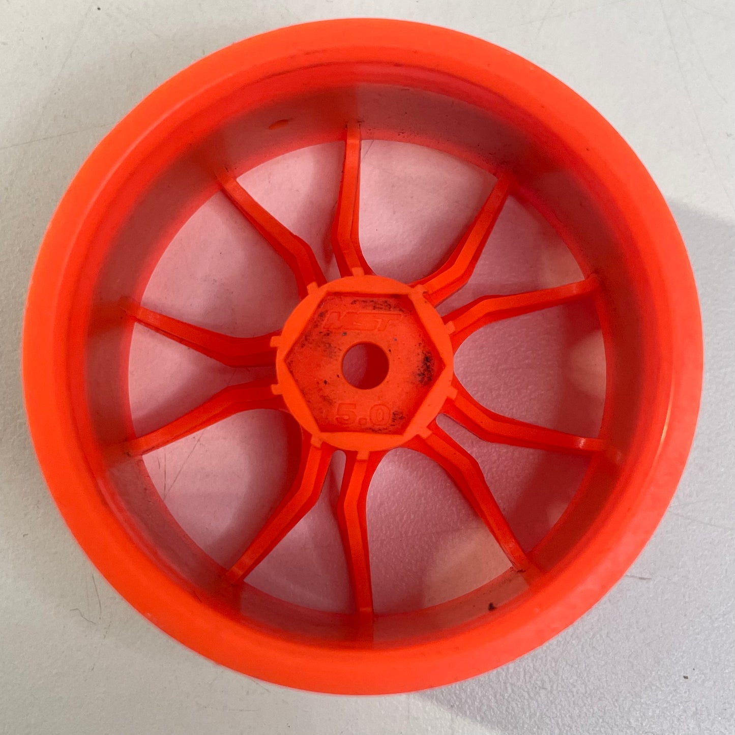 MST Wheels Orange 5mm Offset X4