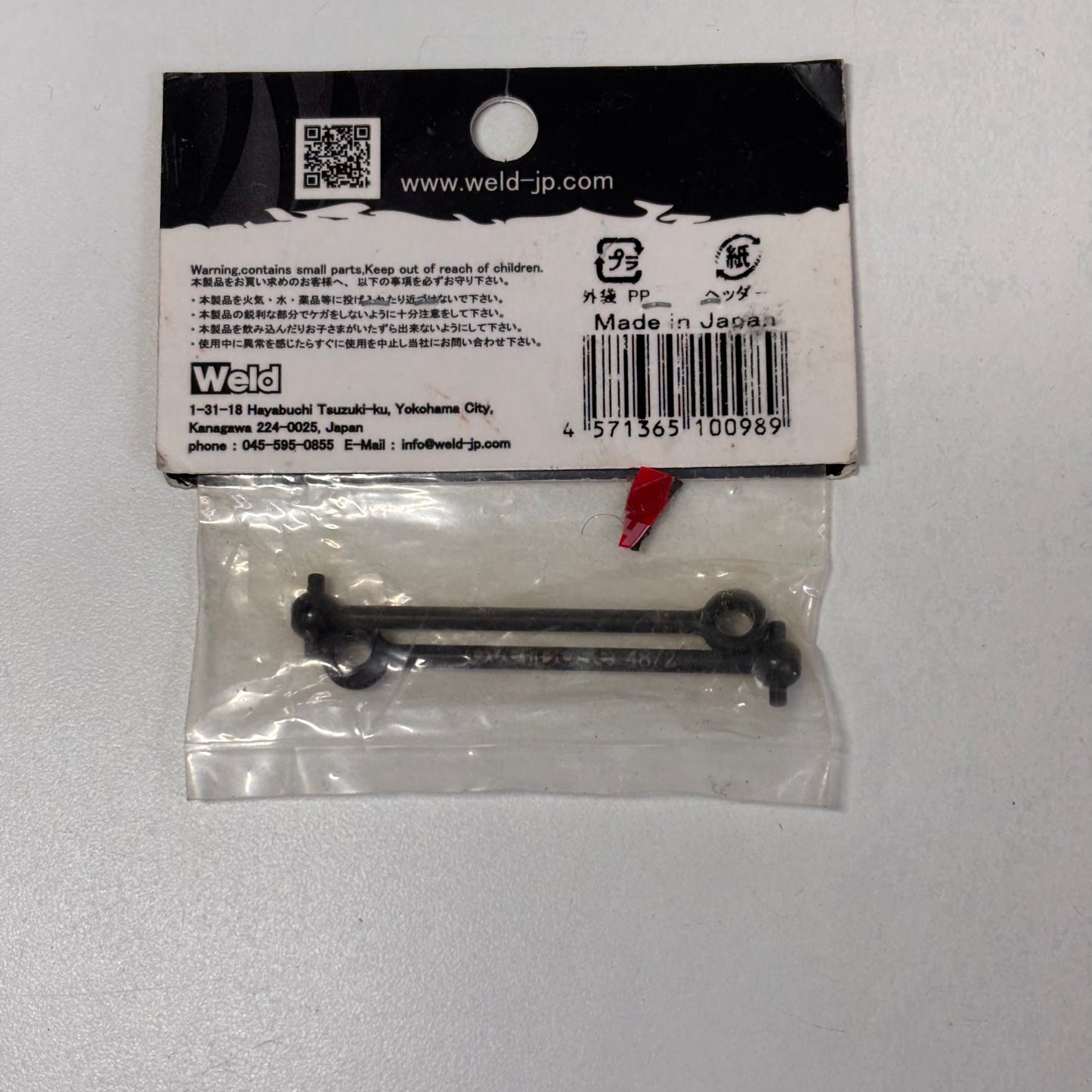 Weld Overdose OD1098 48mm 2mm Drive Shafts