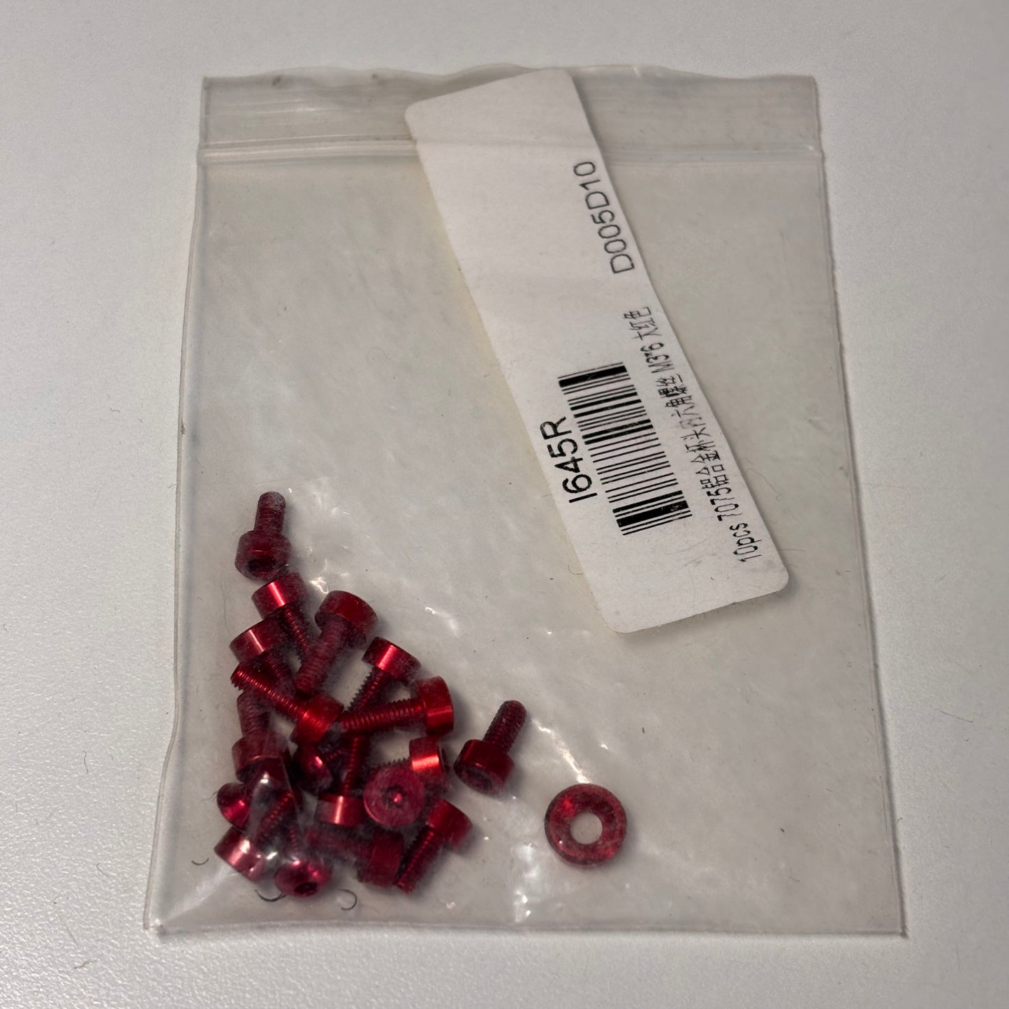 Red Screw Set