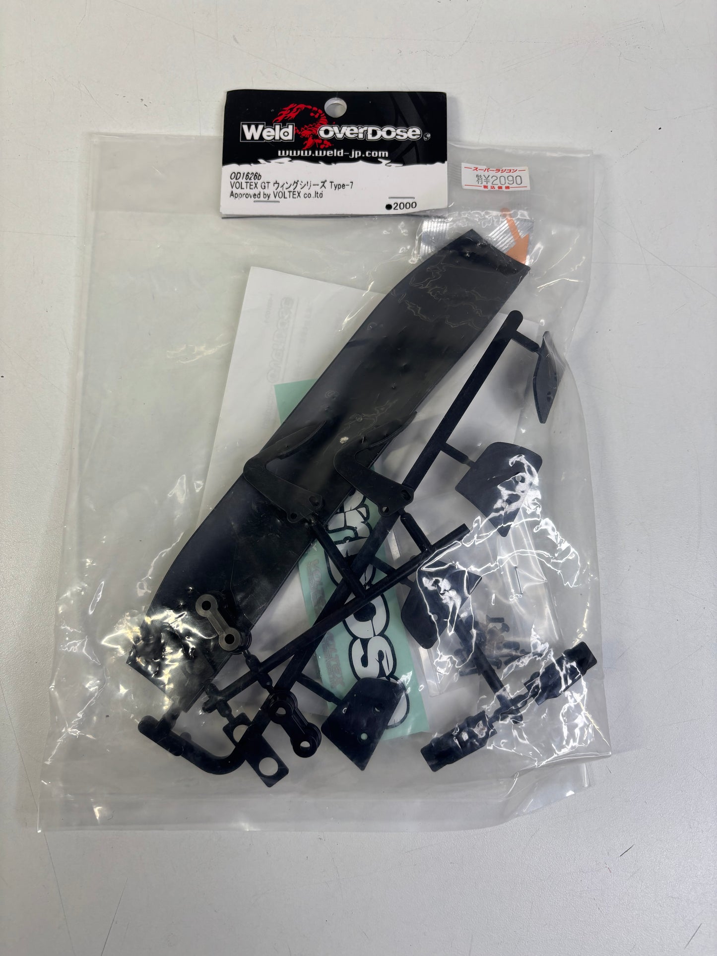 Overdose OD1626b Voltex GT Rear Wing Spoiler