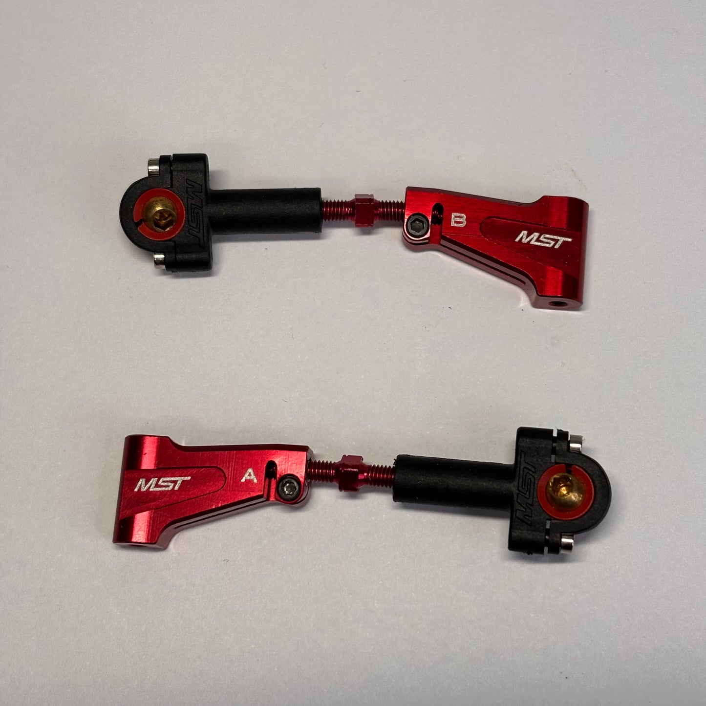 MST RMX 2.0 2.5 Red Alloy Front Upper Arms