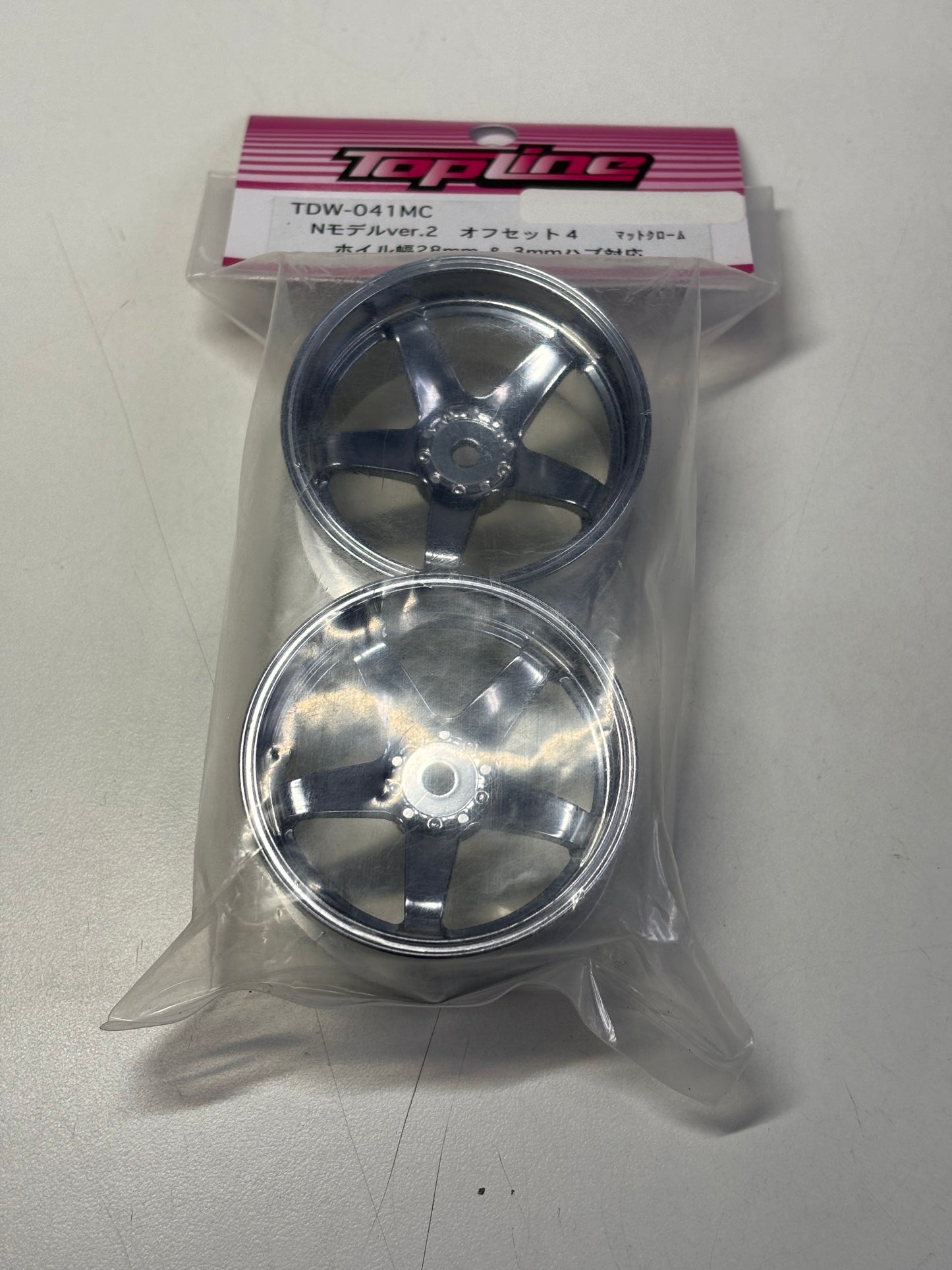 Topline Rays style 28mm Wheels Offset 3 Silver