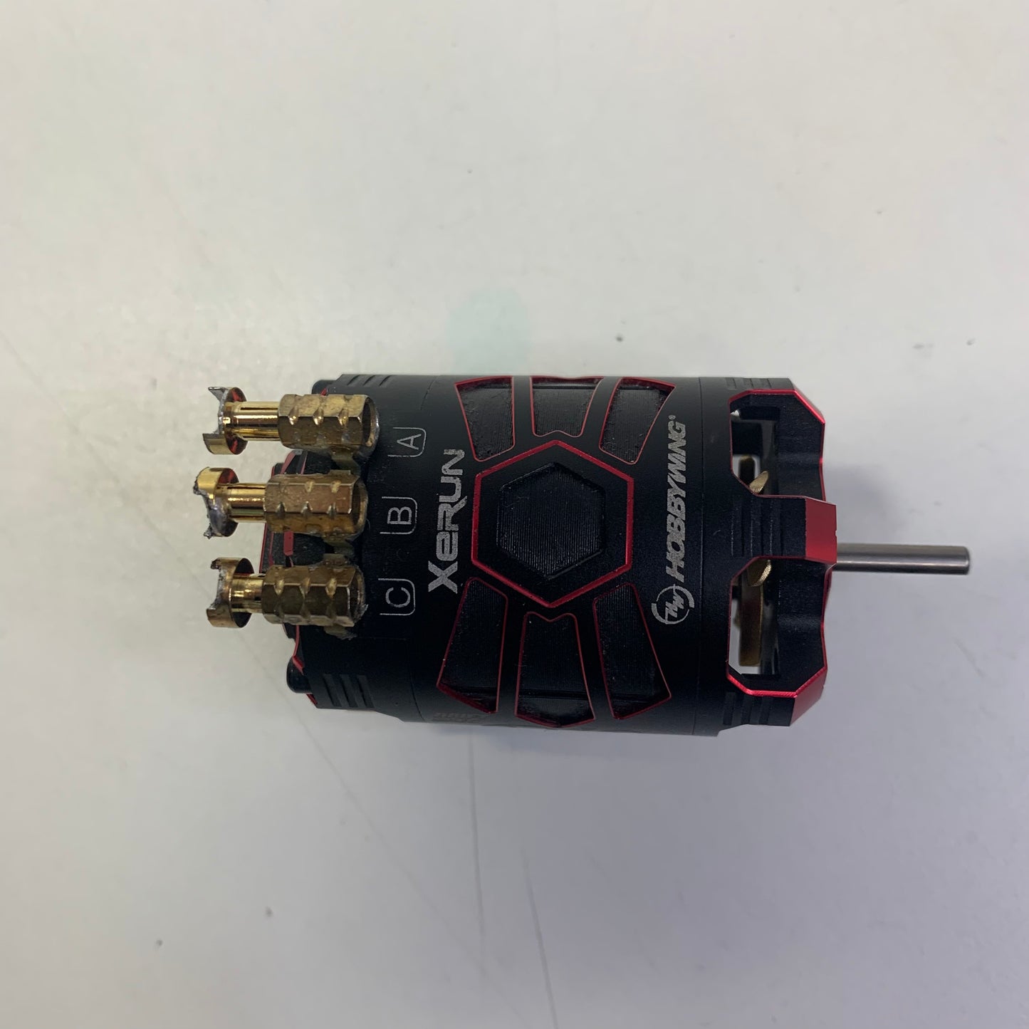 Hobbywing D10 Brushless Motor 10.5 In Built Fan Red