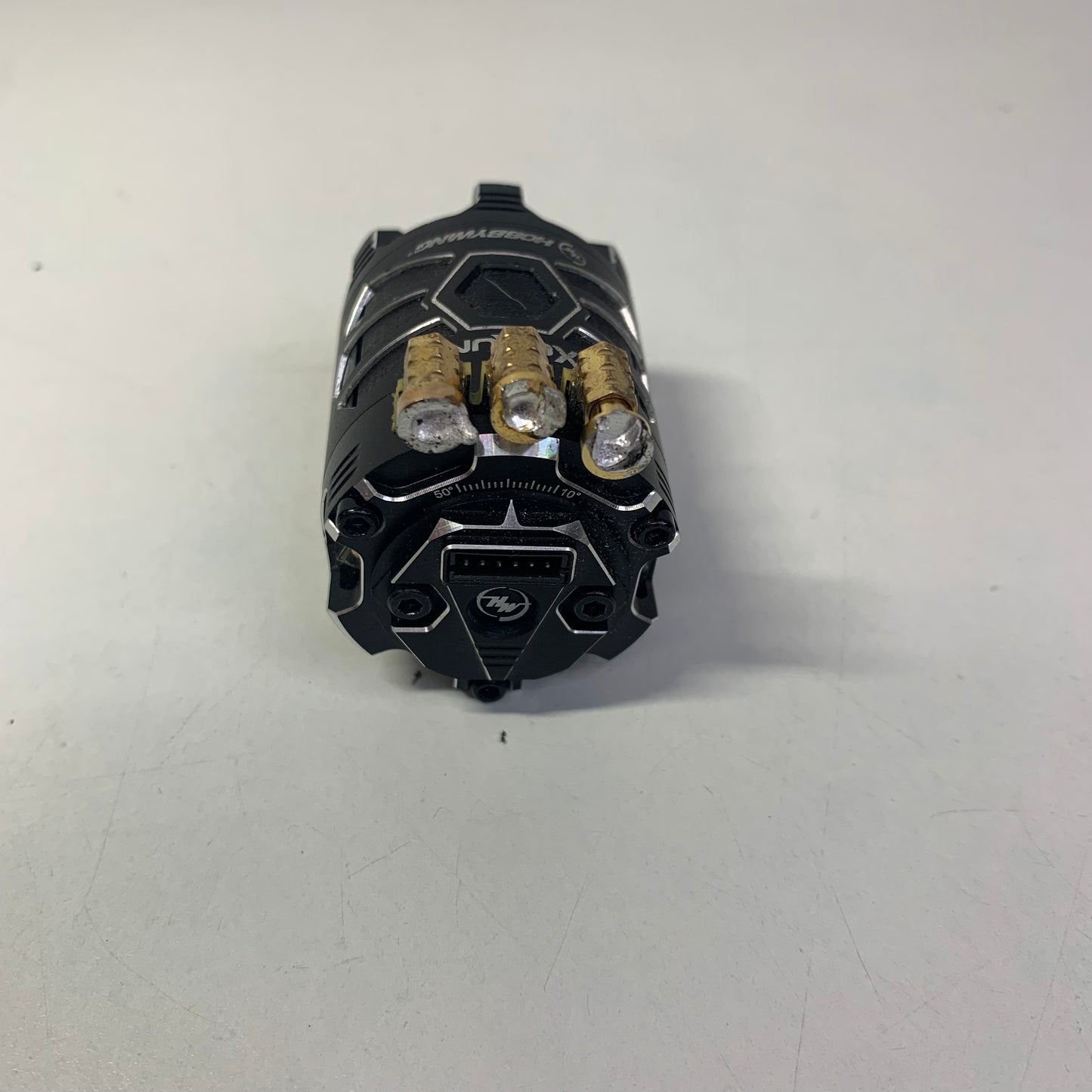 Hobbywing D10 Brushless Motor 10.5 In Built Fan Black