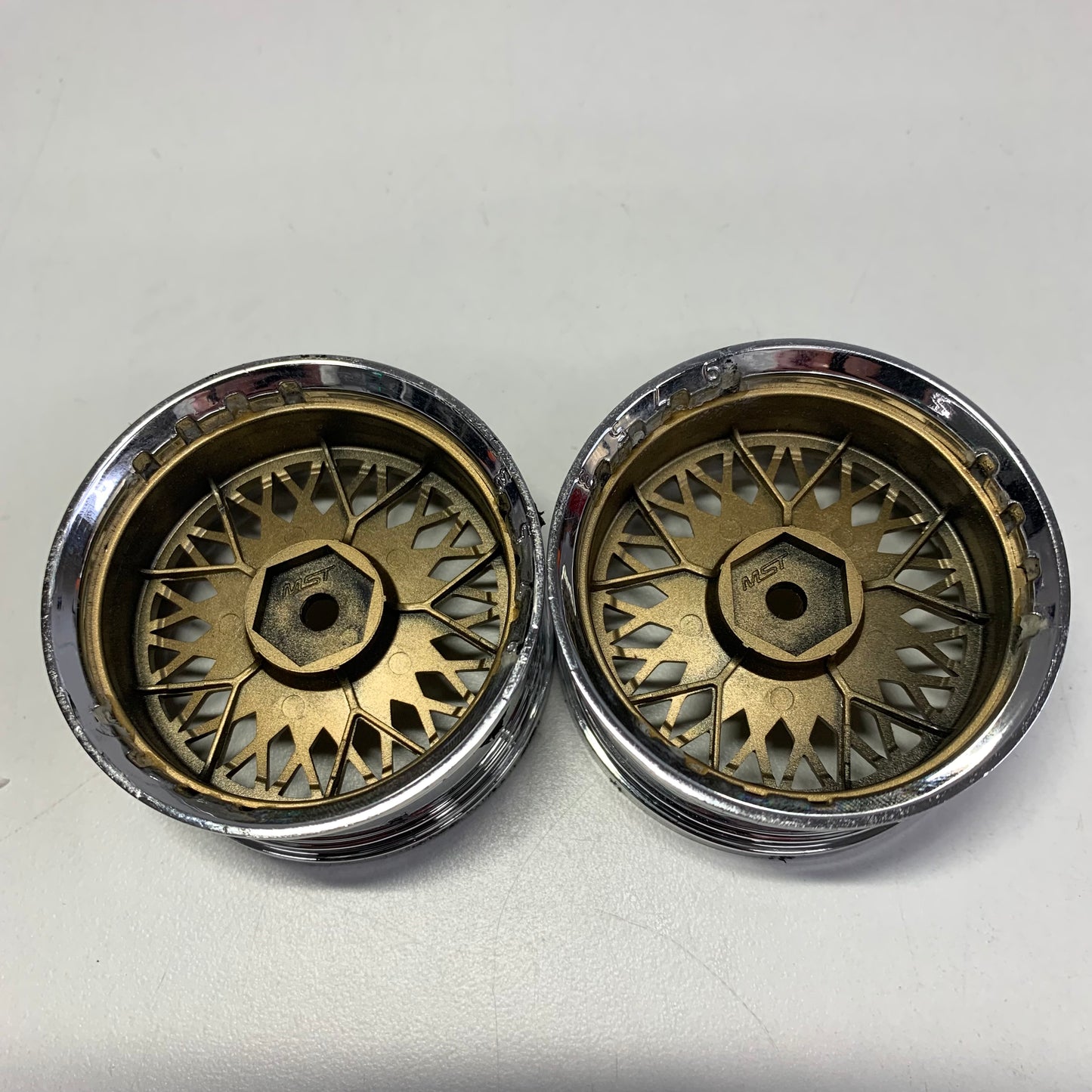MST BBS Wheels Pair Adjustable Offset Glued