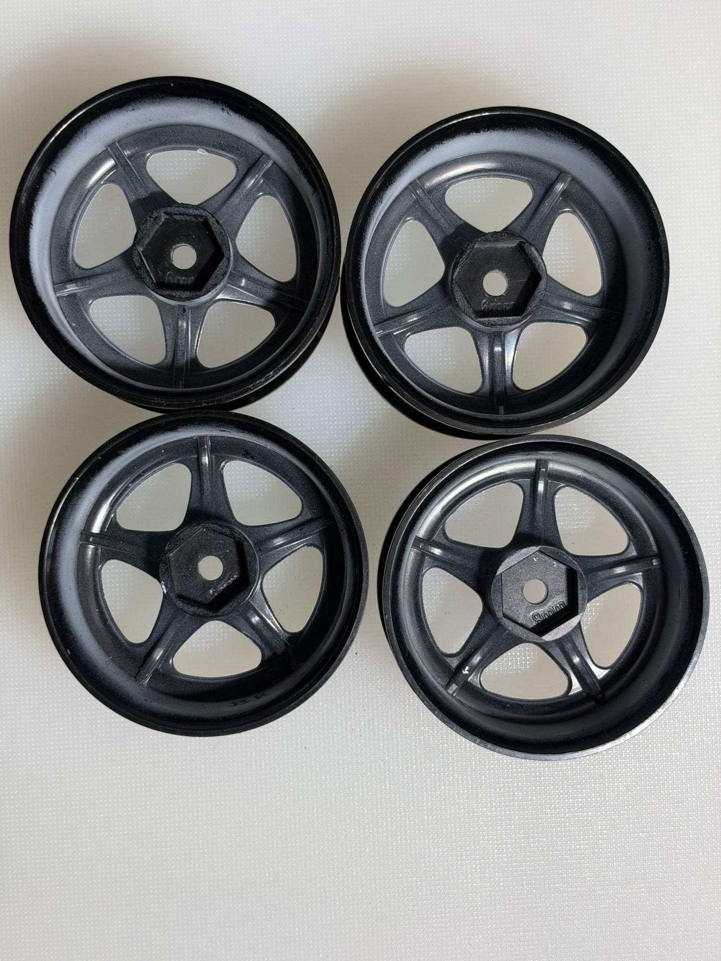 Lab 5 Spoke Wheels Silver White 6/8 Offset