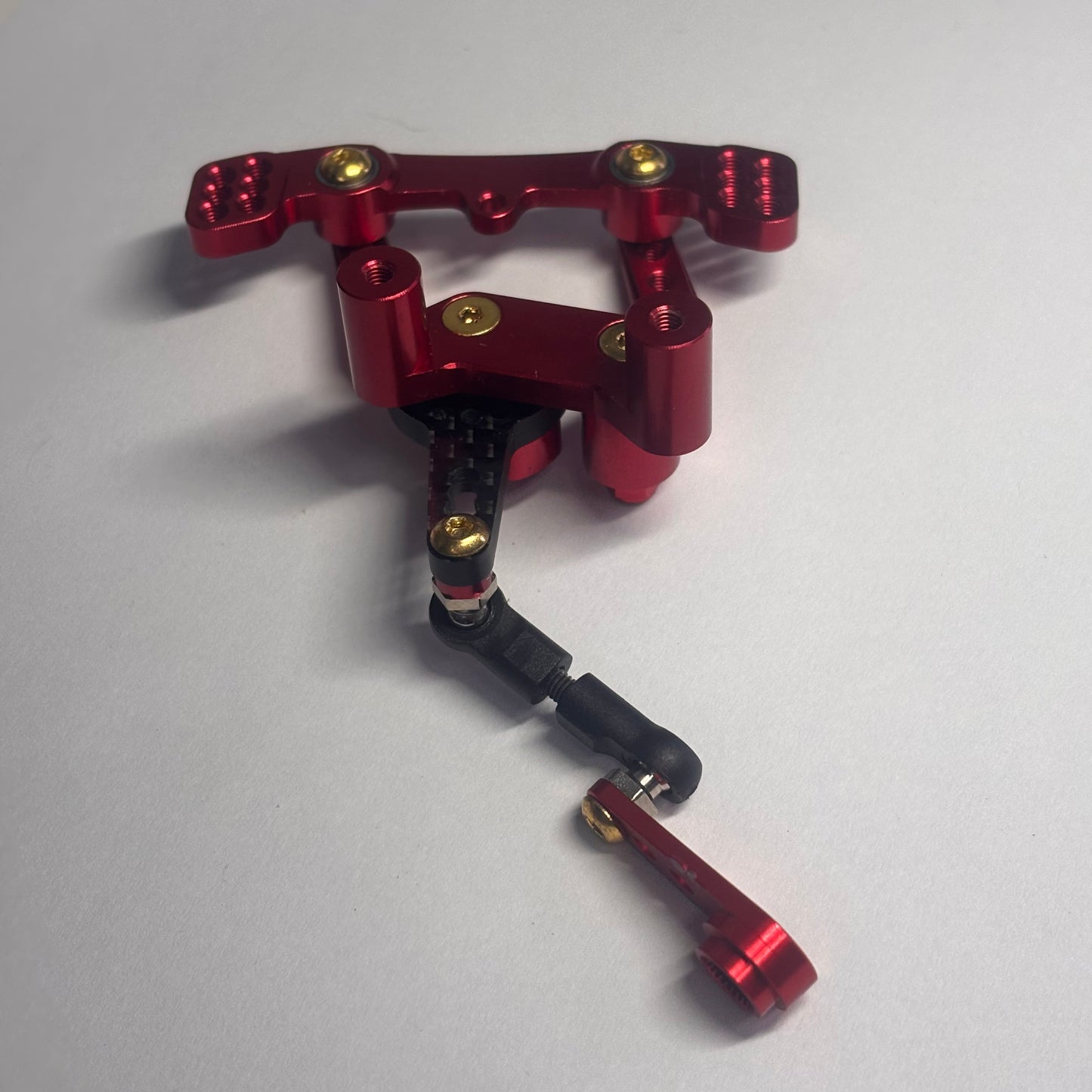 MST RMX 2.0 2.5 Steering Rack Red Alloy Full Complete