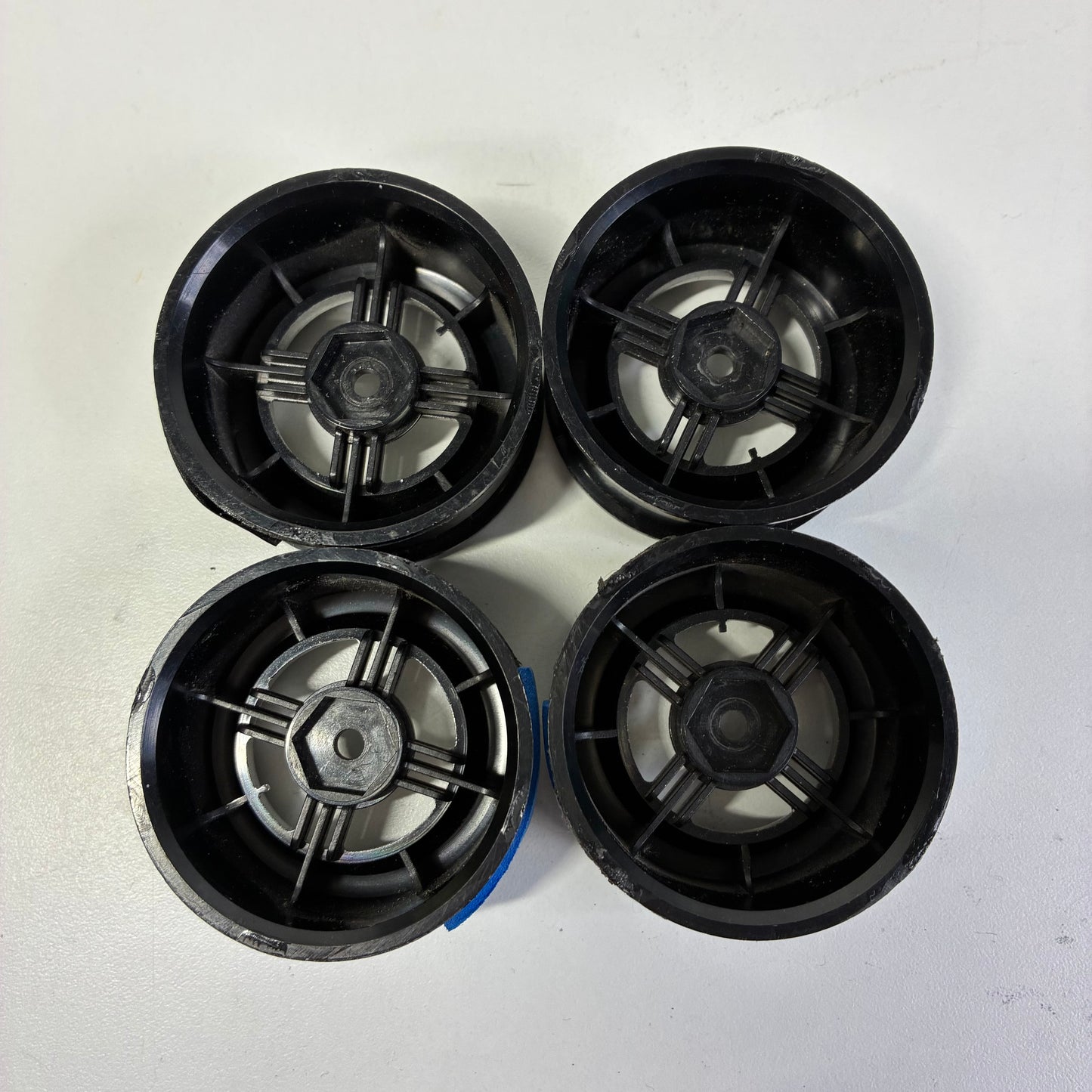 Inch Down Devil Japan Shadow Spoke Silver Grey Wheels Offset 5