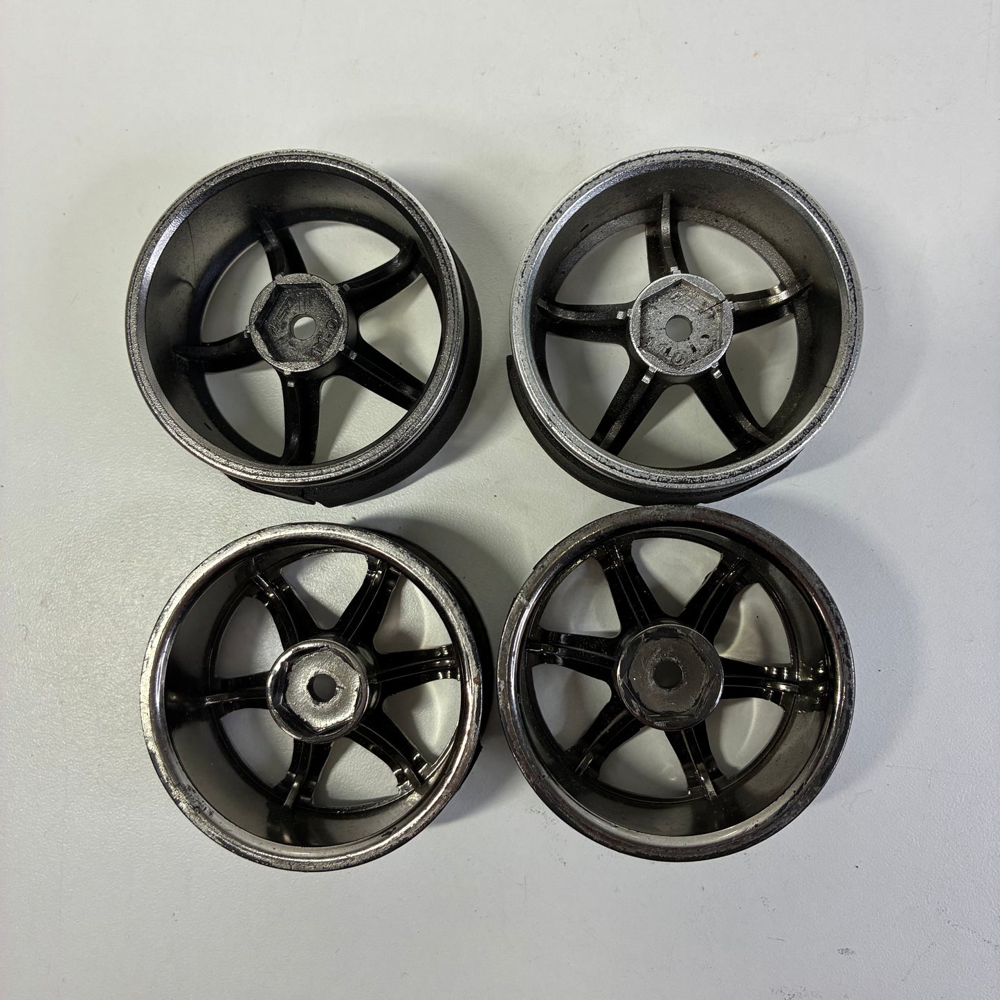 MST & Unbranded Wheels Offset 9/11 Silver Dark Chrome