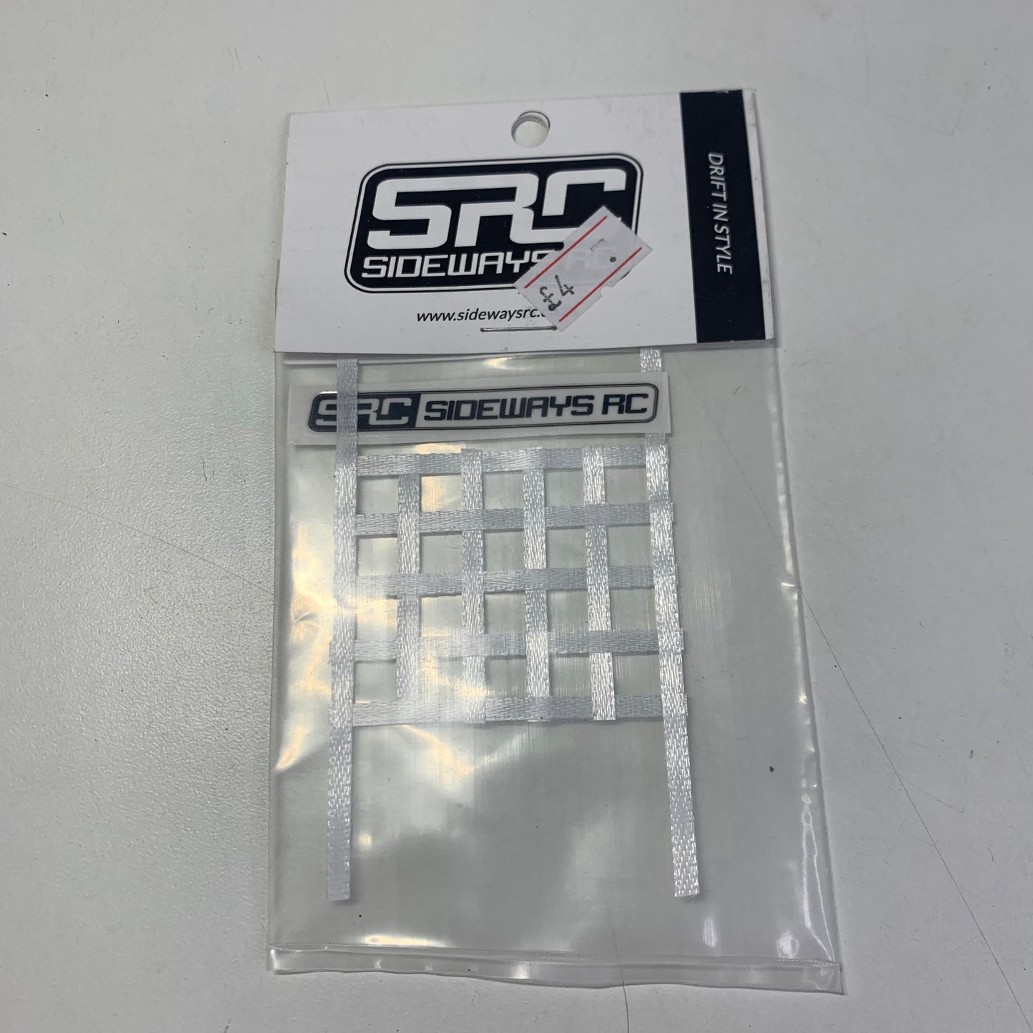 SRC White Window Net
