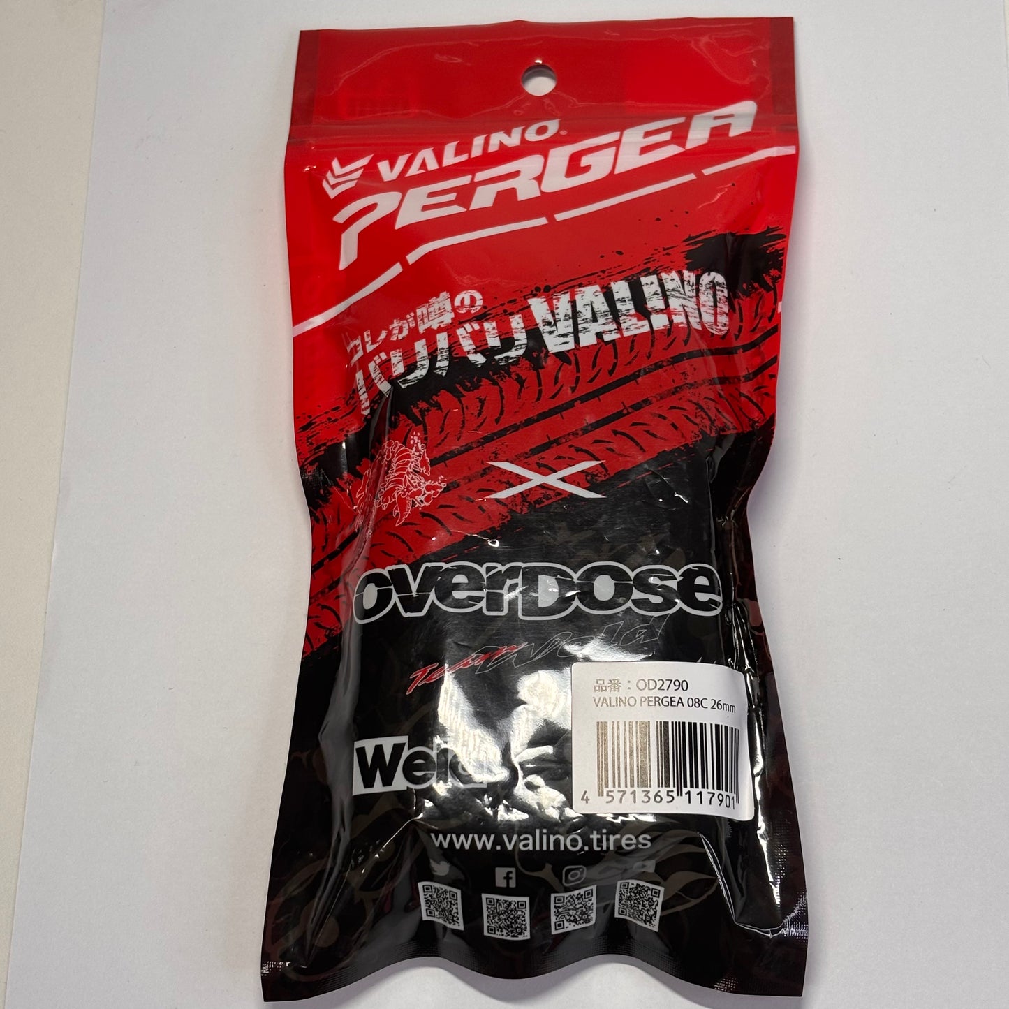 Overdose Pergea 26mm Valino OD2790 08C Tyres Pair