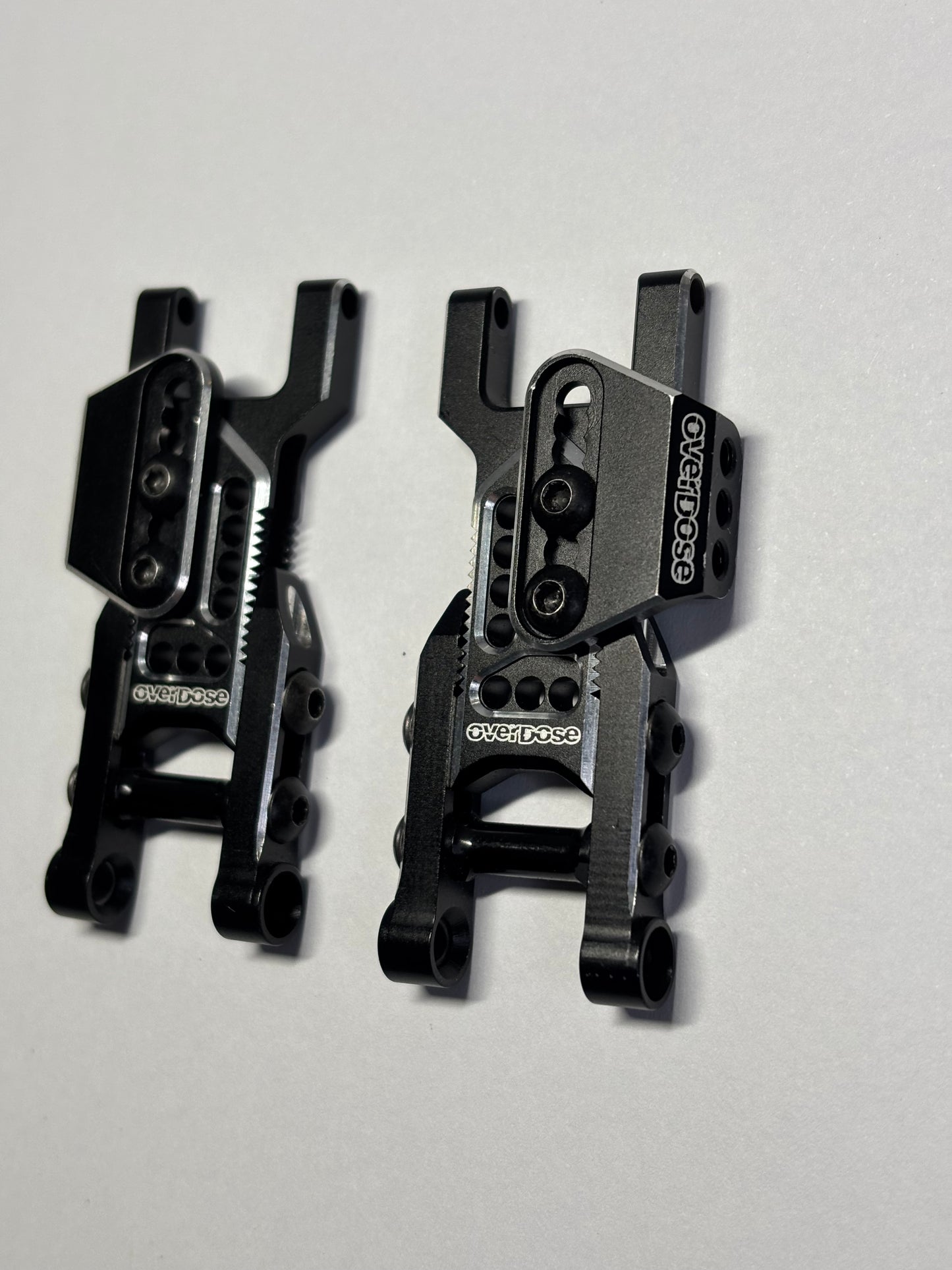 Overdose Black Alloy Rear Lower Arms Type 3 OD2857