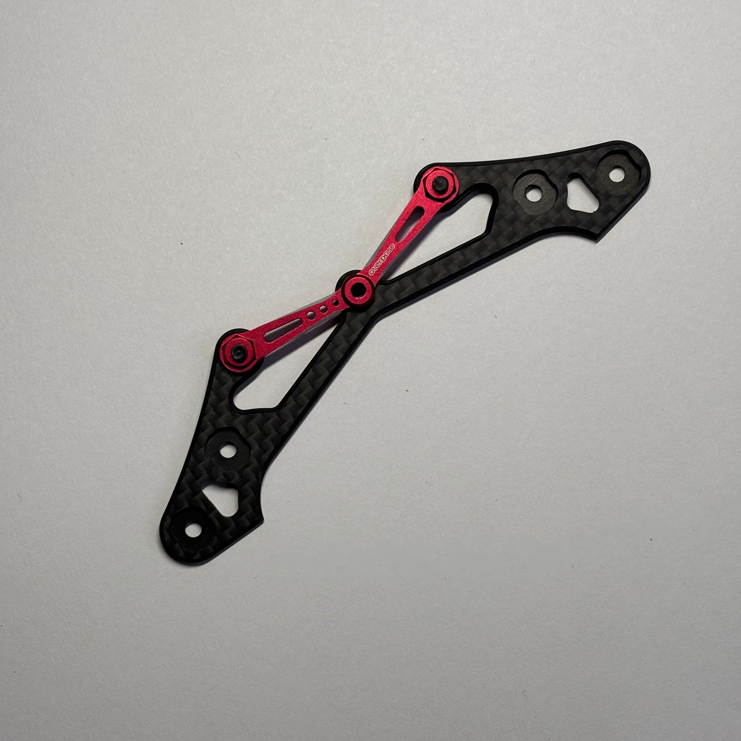 Overdose Red Alloy Carbon Front Lower Bumper Hybrid OD2767